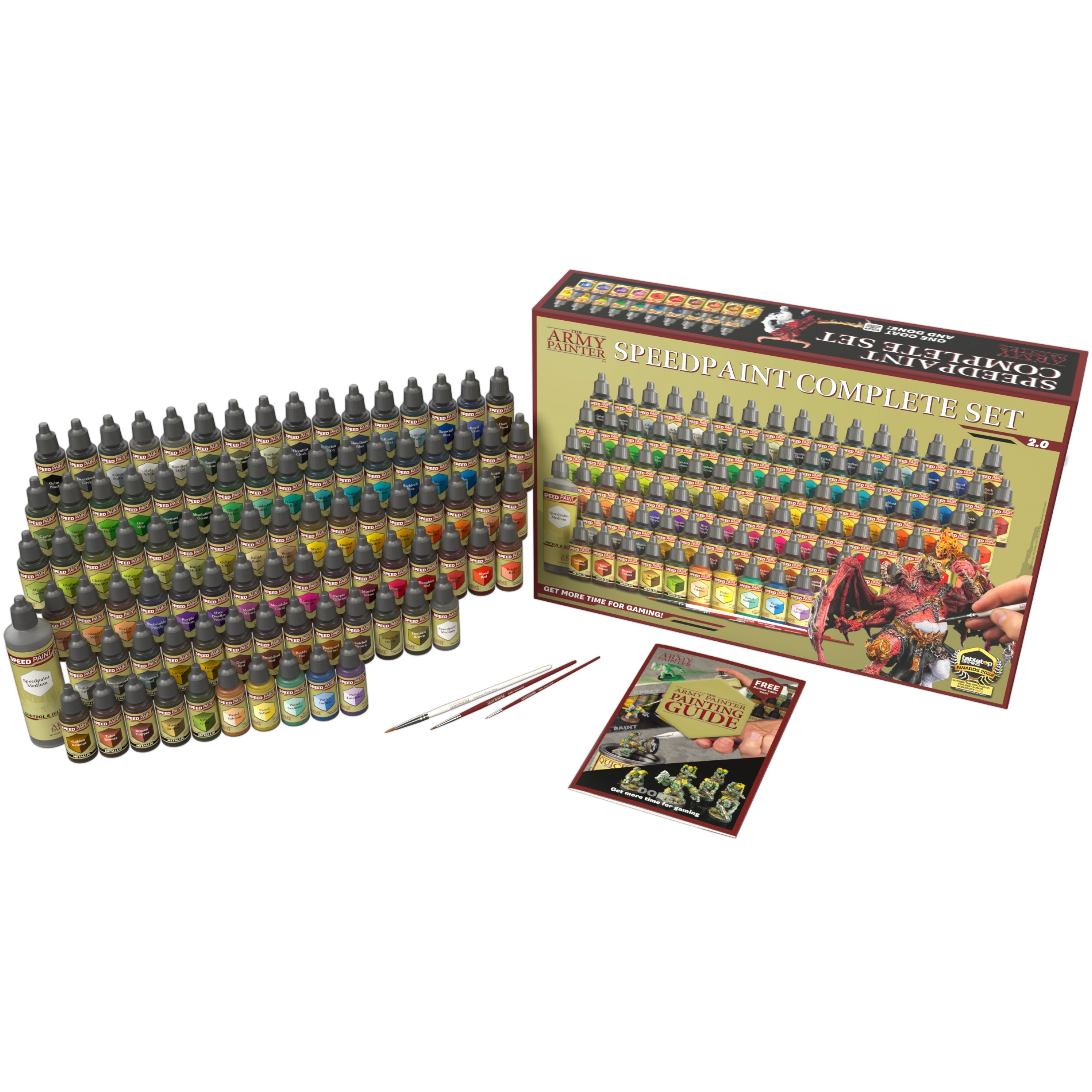 Speedpaint Complete Set 2.0 - Professional Acrylic Paint Kit for Artists & Hobbyists - Perfect for Canvas Painting, DIY Crafts & Home Decor Projects