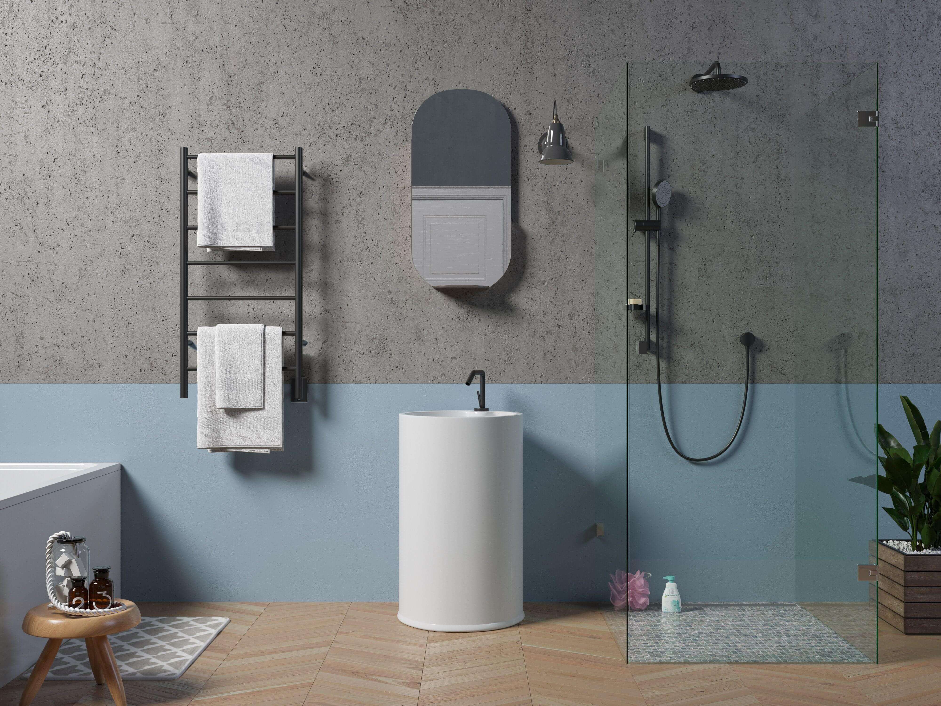 Amba Jeeves F Straight Hardwired Towel Warmer - 20.5