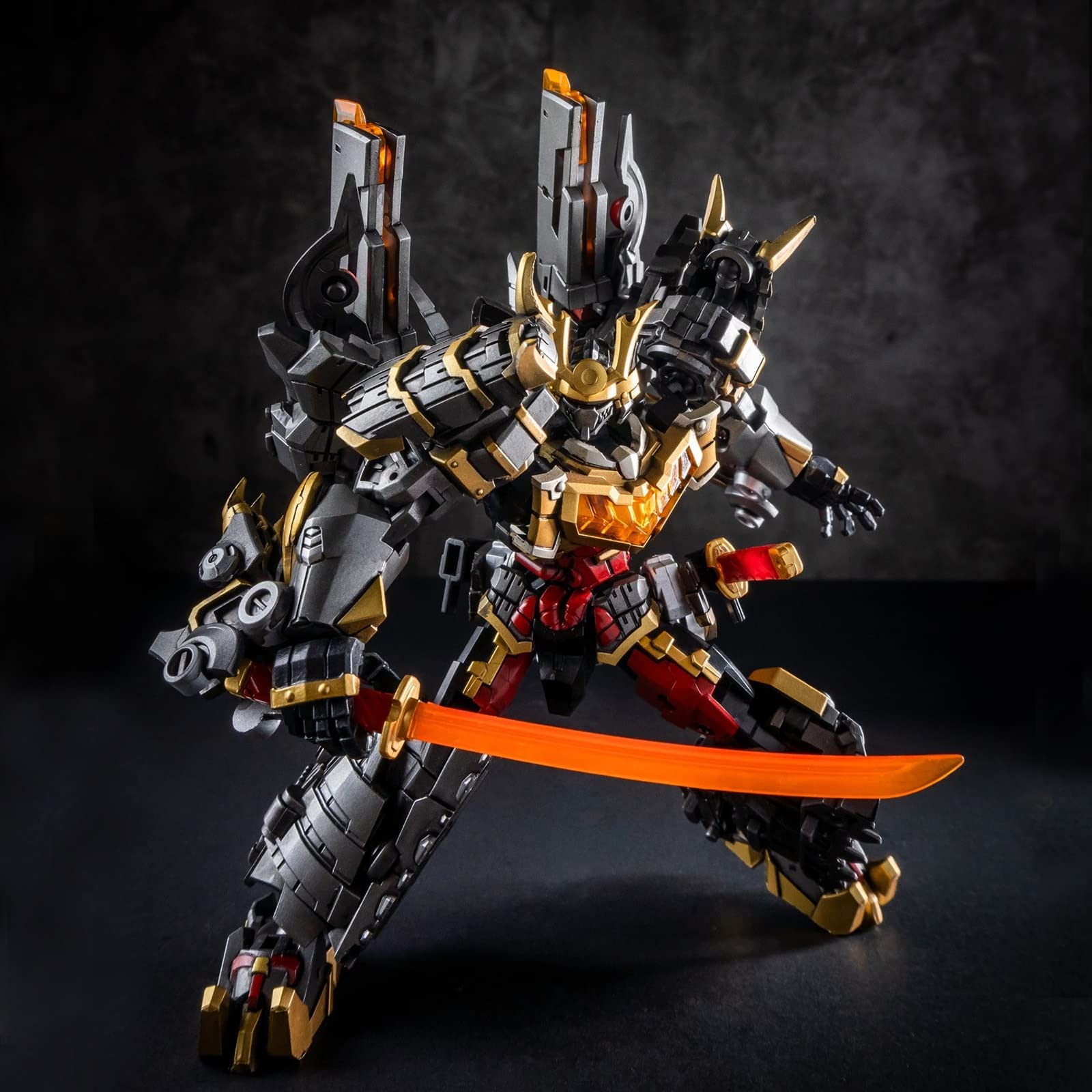 KO Version 5in Transformer Toys Grimlock Samurai EX-50 Dinobot - Deformed Tyrannosaurus Rex Robot Action Figure for Collectors | Dinosaur-Themed Battle Scenes & Display