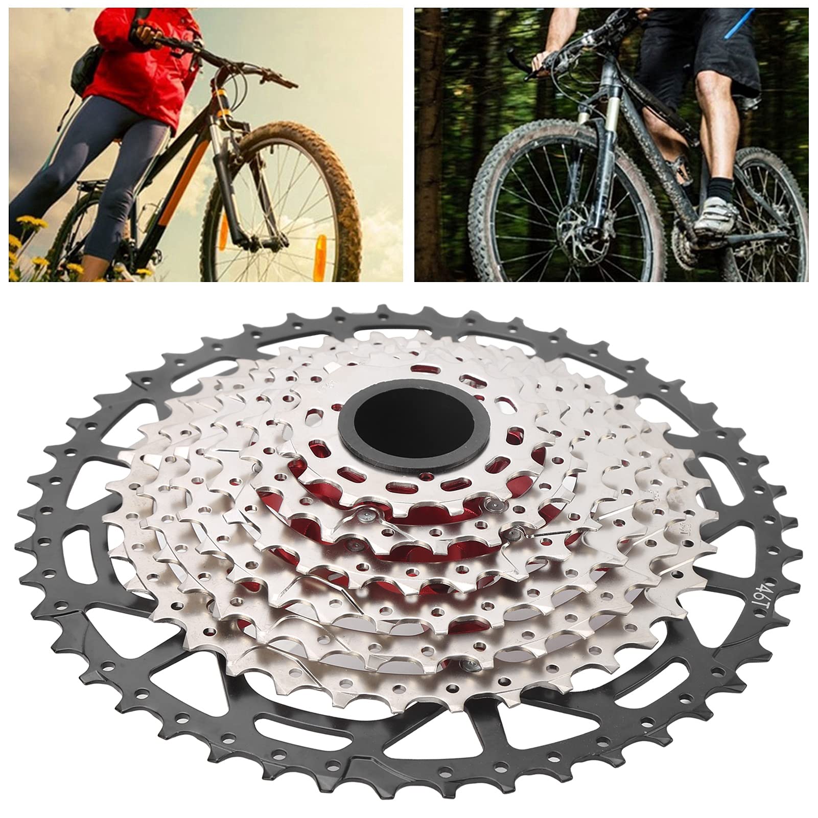 Rosvola Cassette Flywheel - Anodized Durable Mountain Bike Flywheel for Smooth Shifting | Perfect for MTB Upgrades & Bike Accessories | Ideal for Trail Riding & Commuting