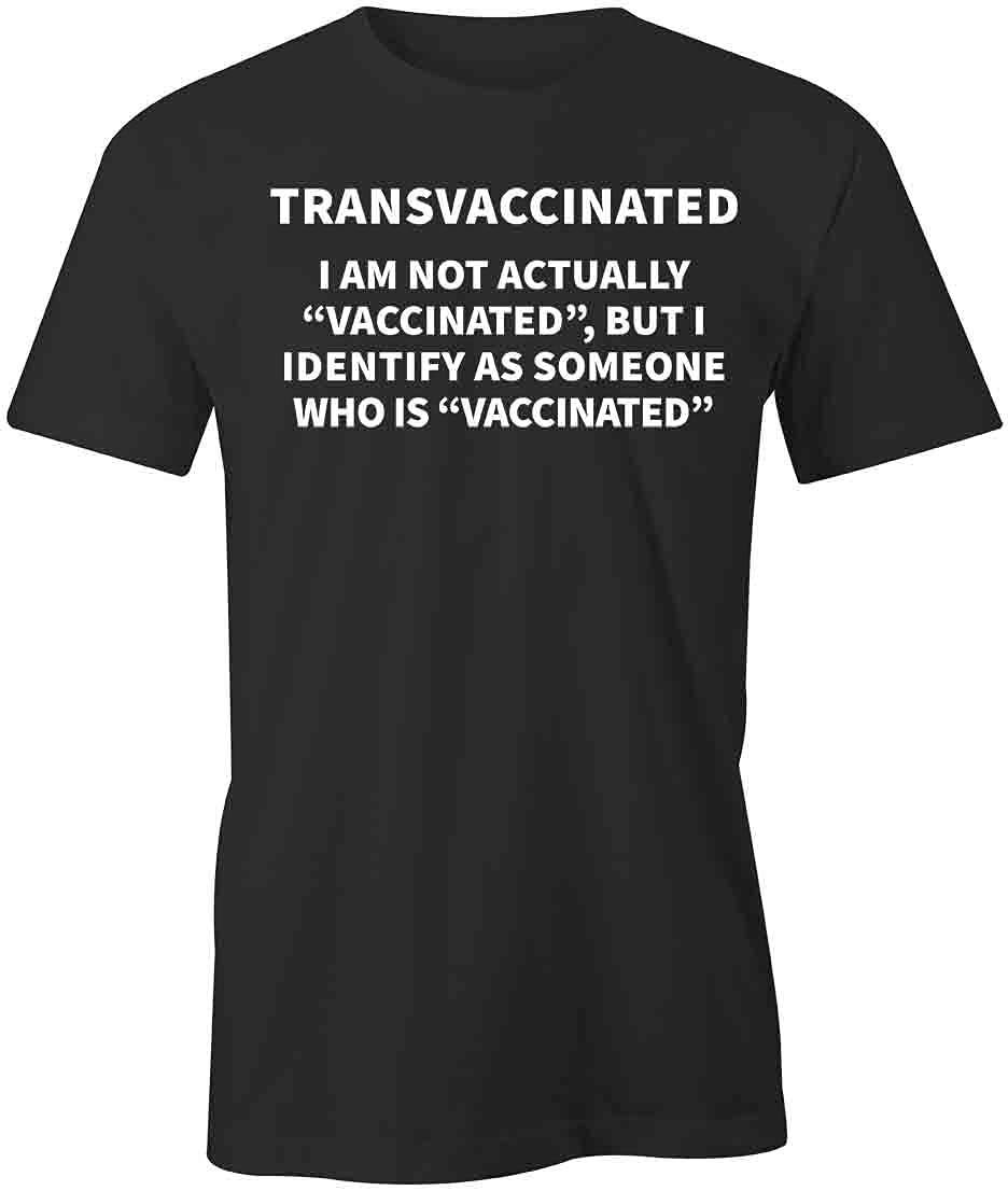 Transvaccinated Graphic T-Shirt - Black Printed Cotton Tee for Men & Women | Casual Wear, Protest Shirts, Streetwear Fashion