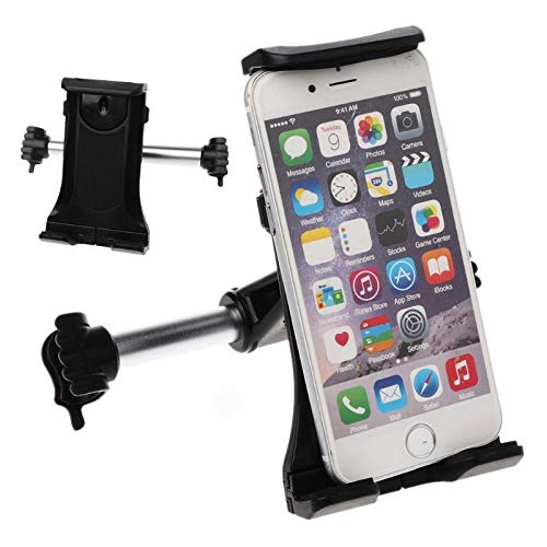 360° Adjustable Car Headrest Phone Mount Holder - Universal Stand for 3.5