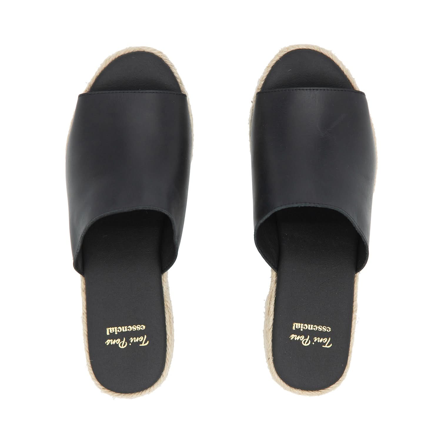 Women's Open Toe Leather Espadrille Sandals with Wide Heel - Comfortable Summer Wedges for Beach, Vacation & Casual Outings