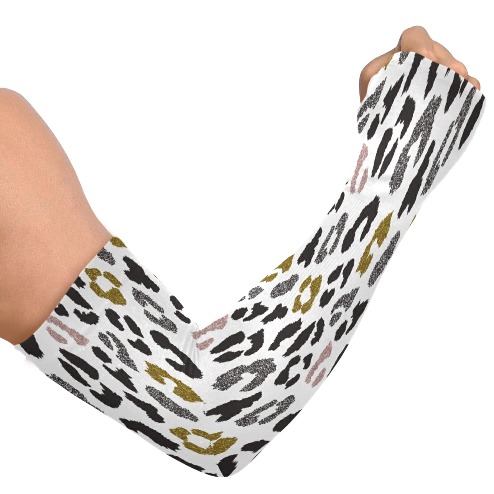 UV Protection Cooling Arm Sleeves for Men & Women - Breathable Ice Silk Sun Sleeves with Thumb Hole - Perfect for Fishing, Cycling, Golf, Running & Outdoor Sports