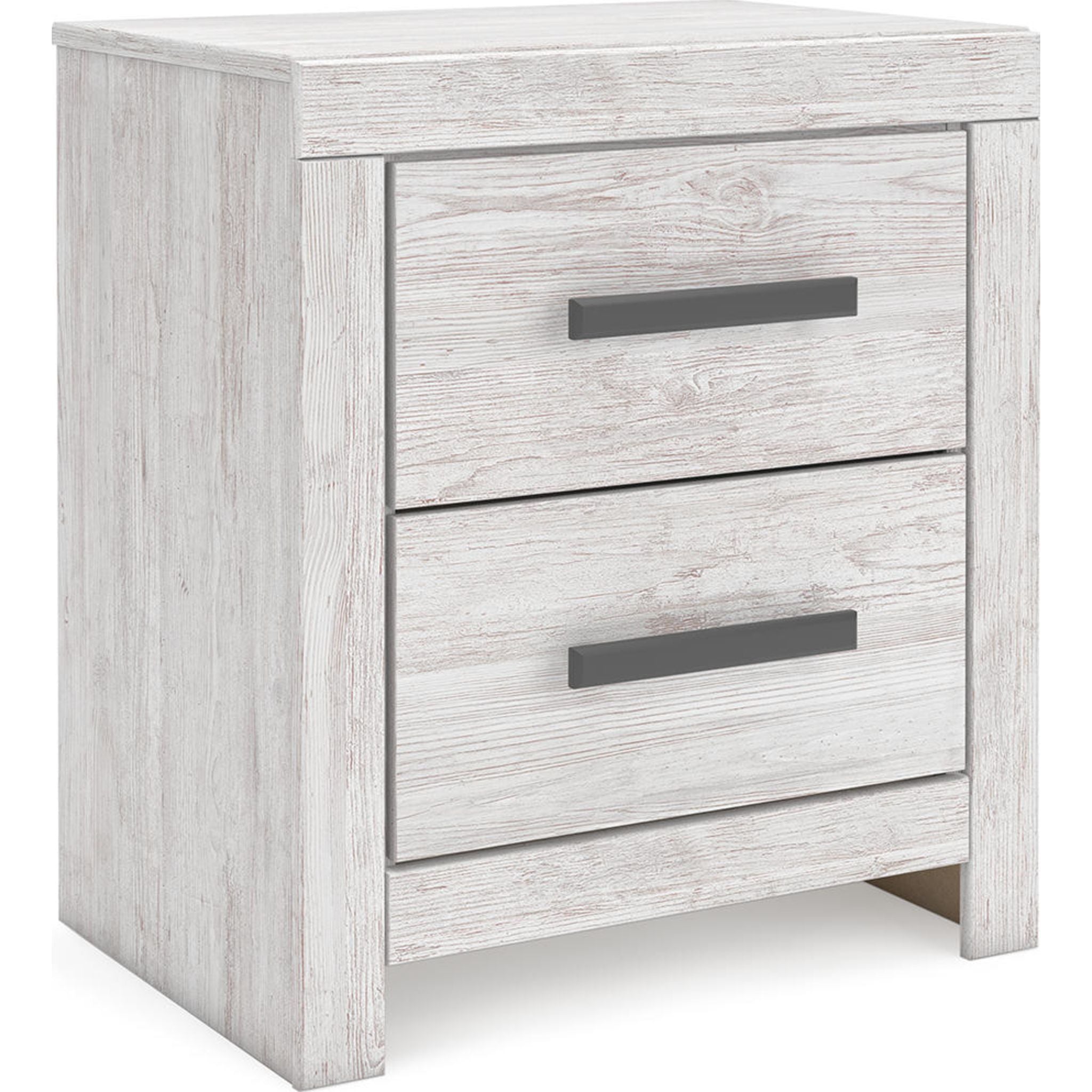 Cayboni 6-Piece Twin Panel Bedroom Set - Whitewash Finish - Modern Wood Bed Frame, Nightstand & Dresser - Perfect for Small Spaces, Guest Rooms & Dorm Decor