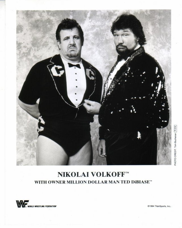 1994 Nicolai Volkoff & Ted Dibiase Wrestling Action Figure - Vintage WWF Collectible Toy for Wrestling Fans & Memorabilia Collectors - Perfect for Display, Gifts & Nostalgic Collections