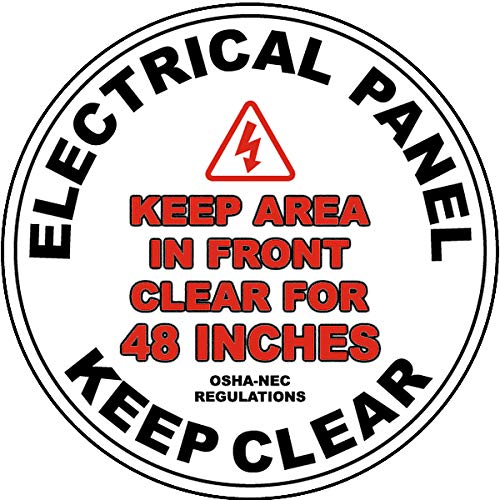 Vinyl Safety & Warning Stickers Bundle - 10 Pack Warehouse Signs (13
