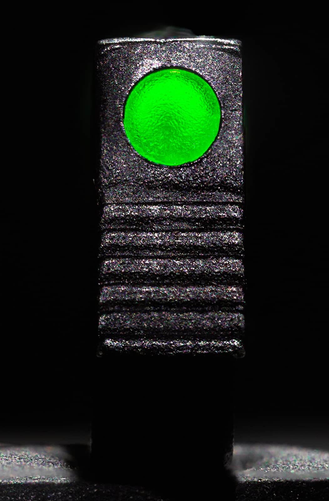 High Visibility HIVIZ NPSW1002-G Green Fiber Optic Front Sight for Pistols & Rifles - Perfect for Hunting, Target Shooting & Home Defense