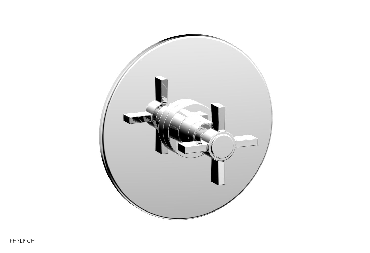 BASIC Pressure Balance Shower Set Trim Only with Blade Cross Handle DPB3137TO - Perfect for Bathroom Renovation & Modern Home Upgrades