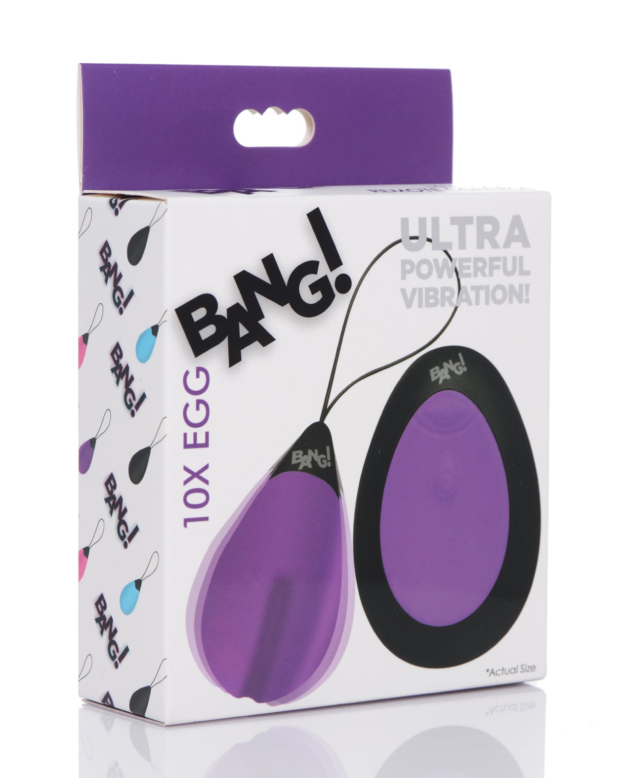 10X Rechargeable Silicone Vibrating Egg with Wireless Remote Control - Purple | Powerful G-Spot & Clitoral Stimulator for Couples Play & Solo Pleasure