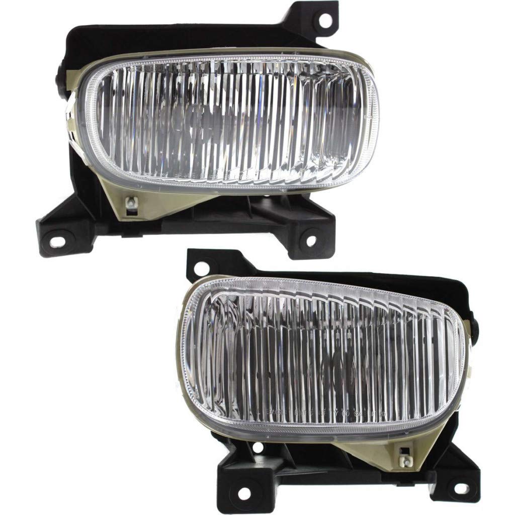 2000-2006 Toyota Tundra Fog Lights Pair - Driver & Passenger Side with Steel Bumper (TO2592102 TO2593102 | 81220-0C010 81210-0C010) - Perfect for Off-Roading & Night Driving