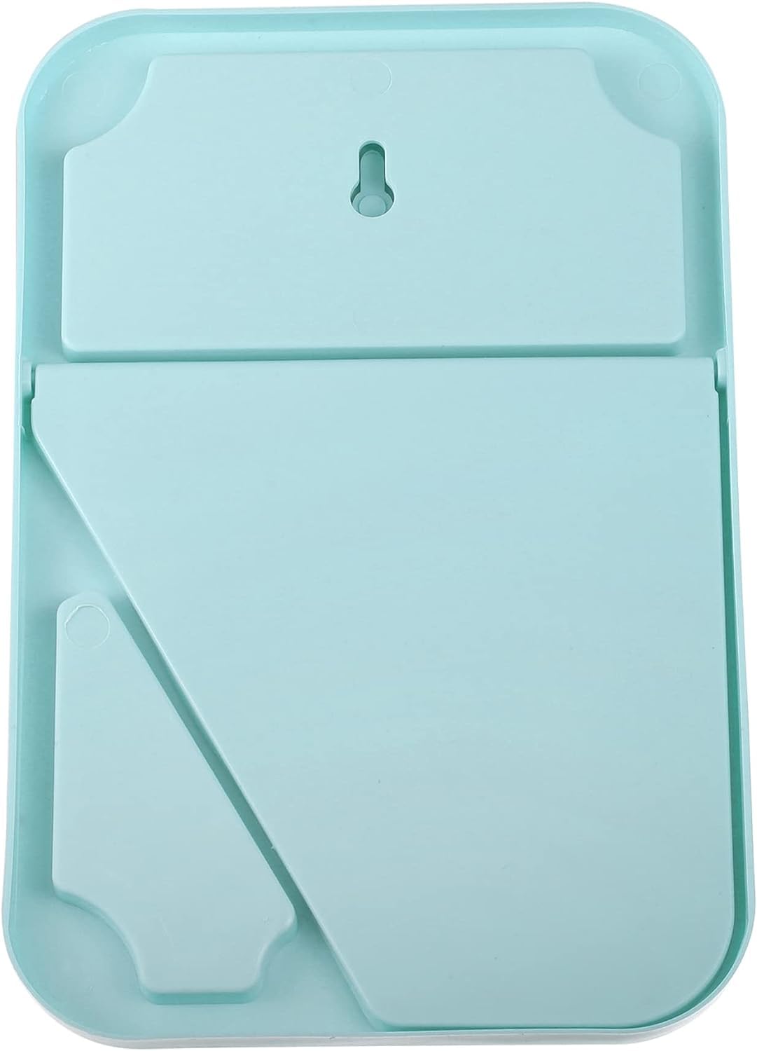 Foldable HD Makeup Mirror for Women - Portable Travel & Dressing Table (Blue, 5.7x4 Inch) - Perfect for Bedroom & Vanity