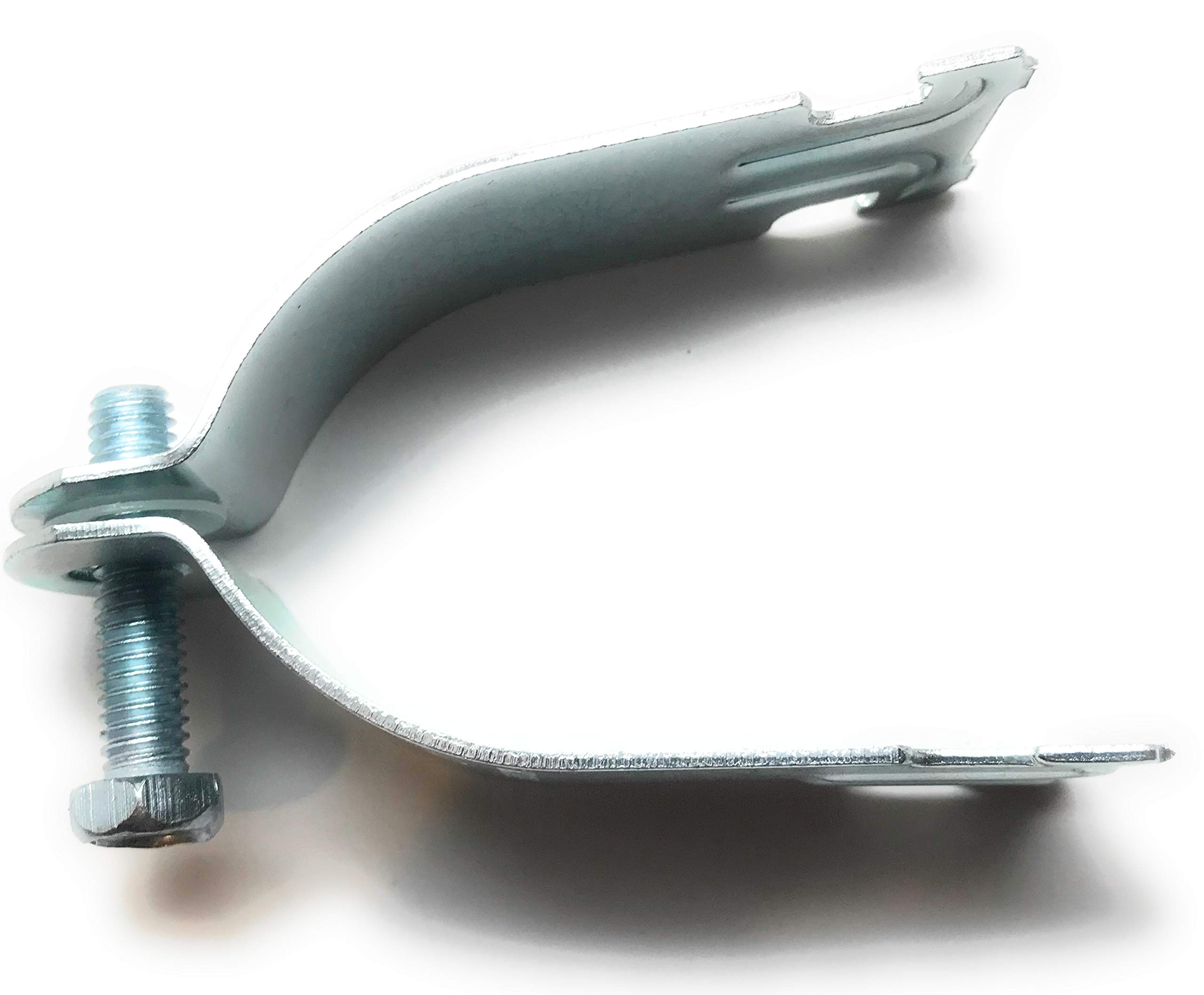 EMT and Rigid Pipe Conduit Strut Clamp - 1/2 Inch (Pack of 100) - Ideal for Electrical Wiring, Cable Management, and HVAC Installations