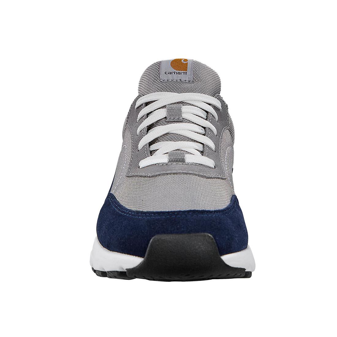 Greenfield Women's ESD Soft Toe Sneakers - Slip Resistant Work Shoes for Nurses, Chefs & Healthcare Professionals (Blue/Grey) | Comfortable & Lightweight for Long Shifts