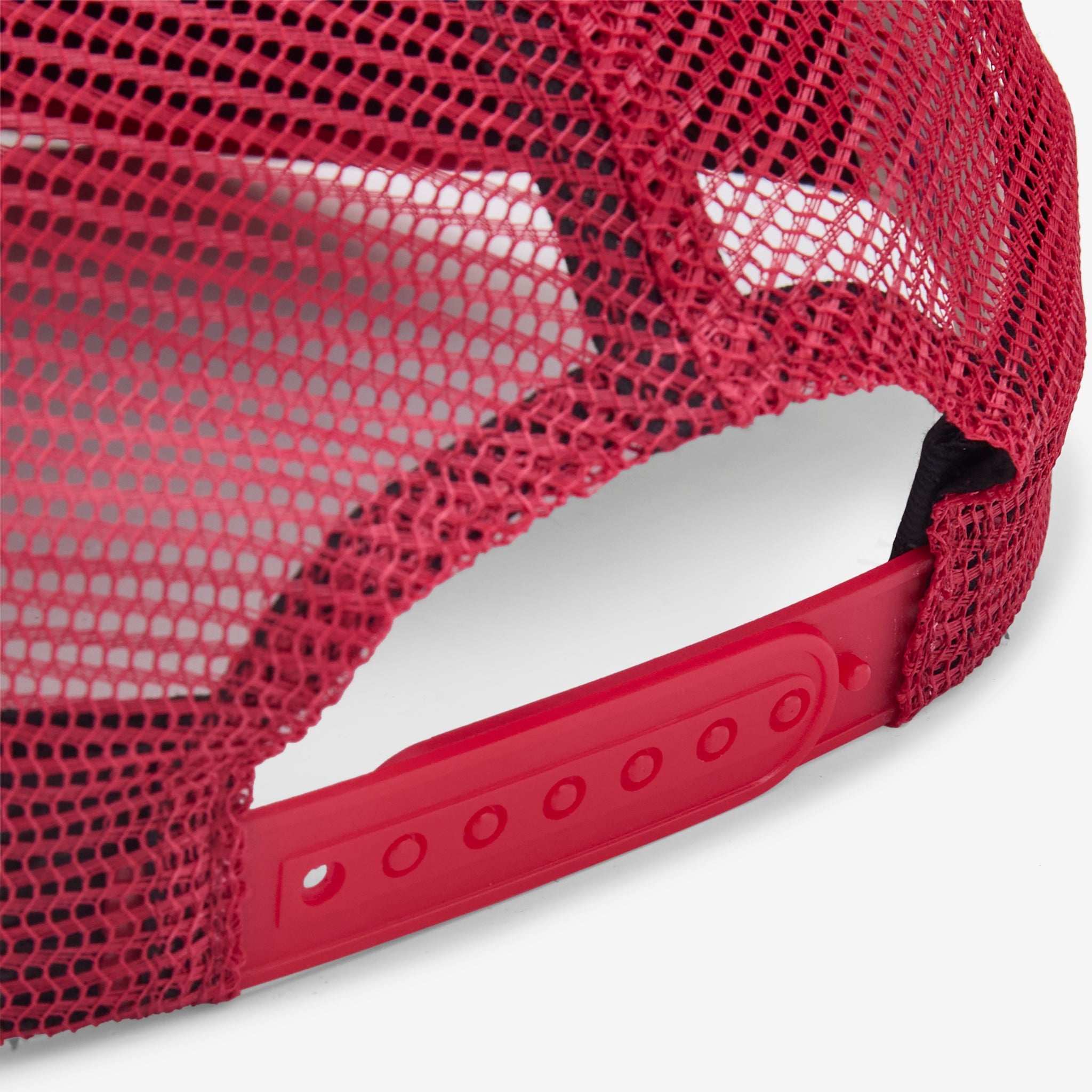 Cherry Red Mesh Trucker Hat for Men & Women - Breathable & Stylish Baseball Cap for Outdoor Activities, Sports, and Casual Wear
