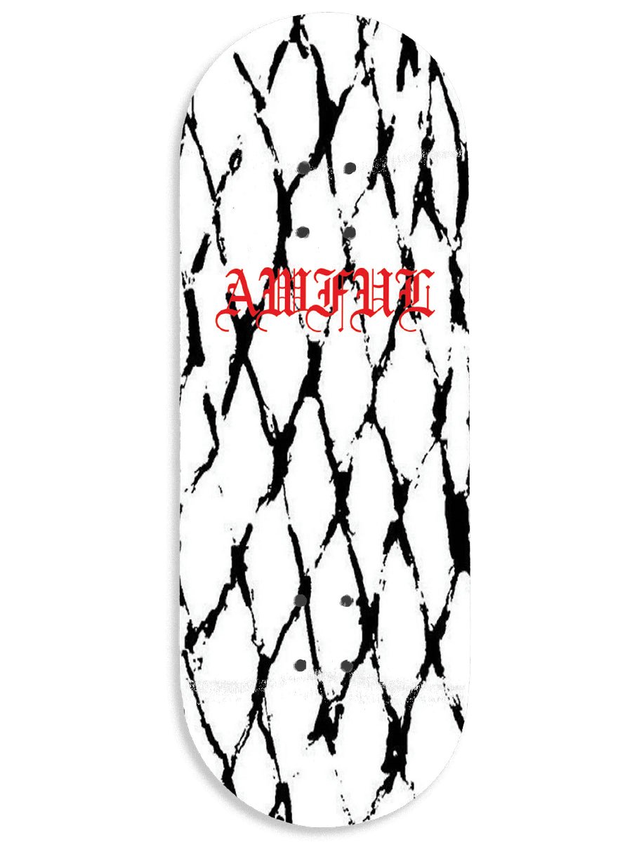 Professional Fingerboard Deck with Chain Link Design - Perfect for Skateboard Tricks, Collecting & DIY Mini Ramp Scenes