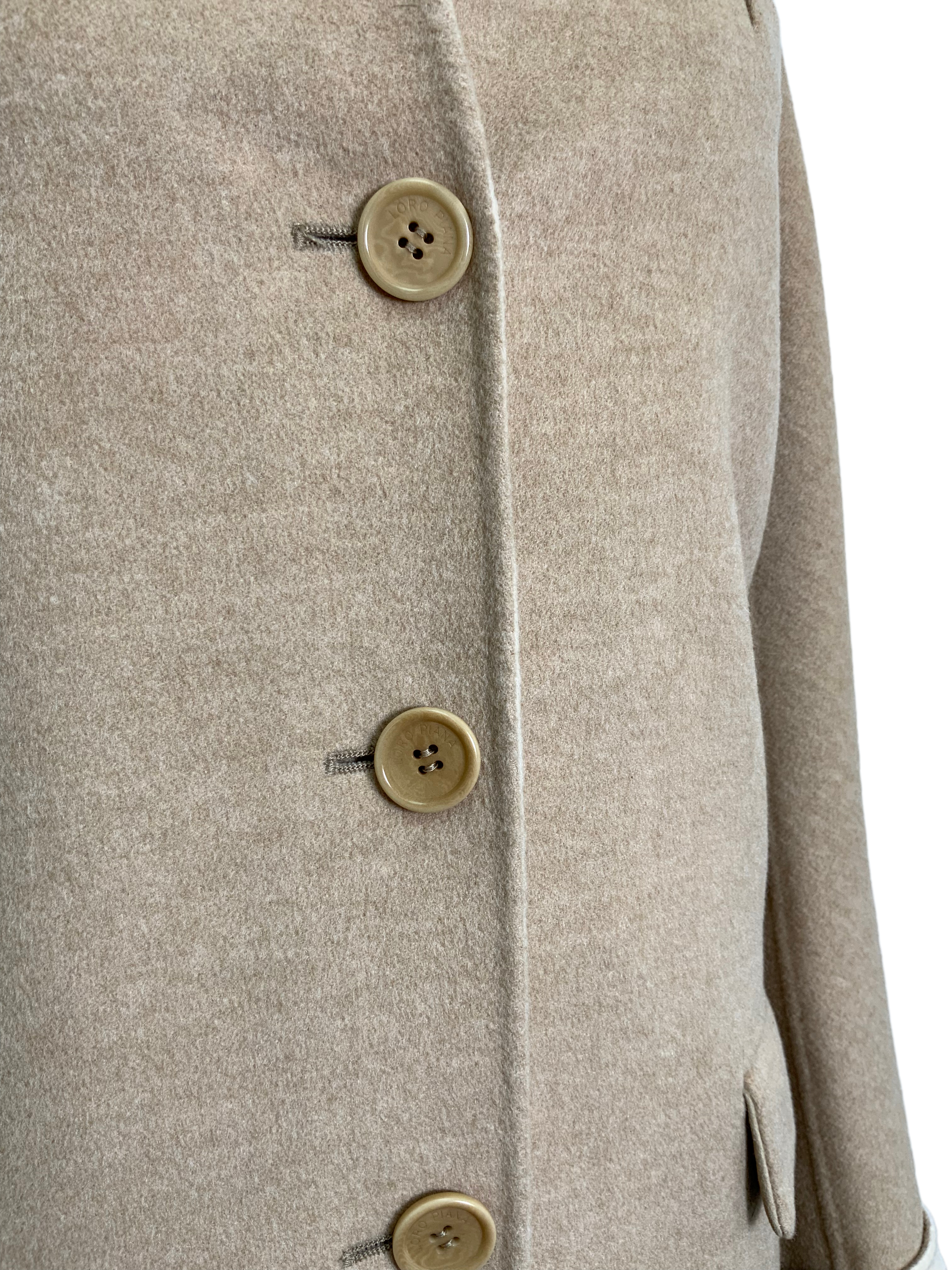 LORO PIANA Duke Cashmere Duster Coat for Women - Soft Luxury Long Coat, Size S - Perfect for Fall & Winter Fashion, Office Wear & Evening Outfits