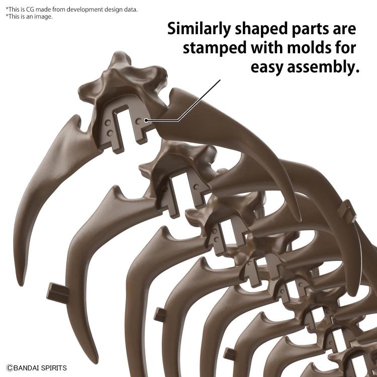 Bandai 1/32 Imaginary Skeleton Triceratops Dinosaur Model Kit - DIY Assembly for Collectors, Home Decor & Educational Display