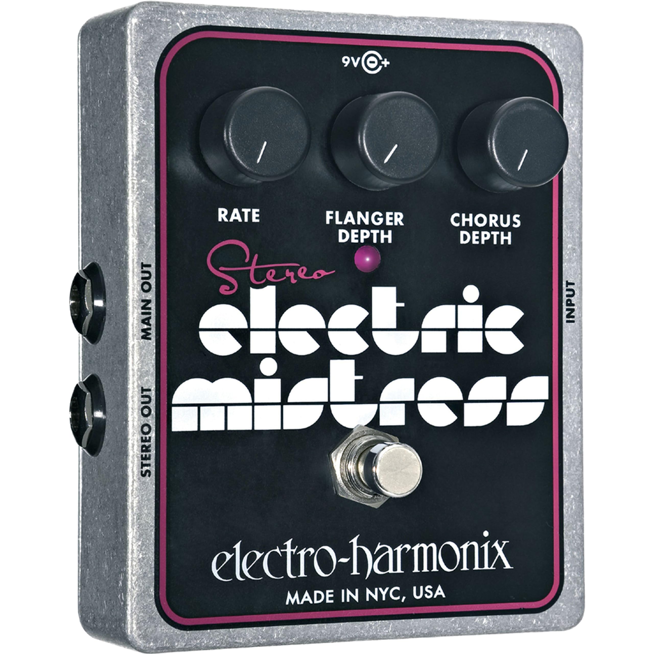 Electro-Harmonix Stereo Electric Mistress Chorus Flanger Guitar Effects Pedal for Professional Musicians & Recording Studios - Perfect for Live Performances, Studio Recording & Guitar Sound Enhancement