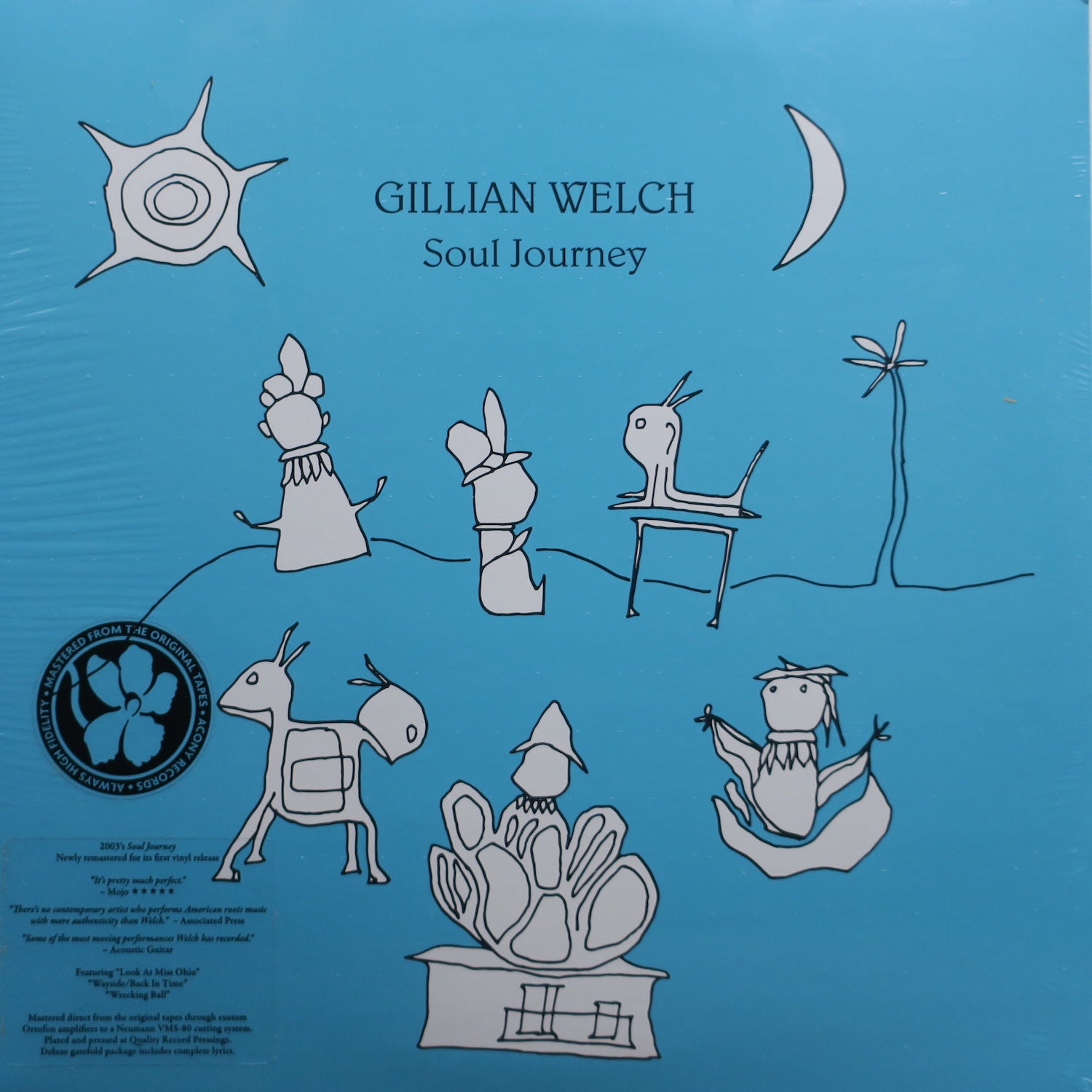 GILLIAN WELCH 'Soul Journey' Limited Edition Audiophile Vinyl LP Record - High Fidelity Sound for Music Lovers & Collectors - Perfect for Home Listening & Vinyl Collections