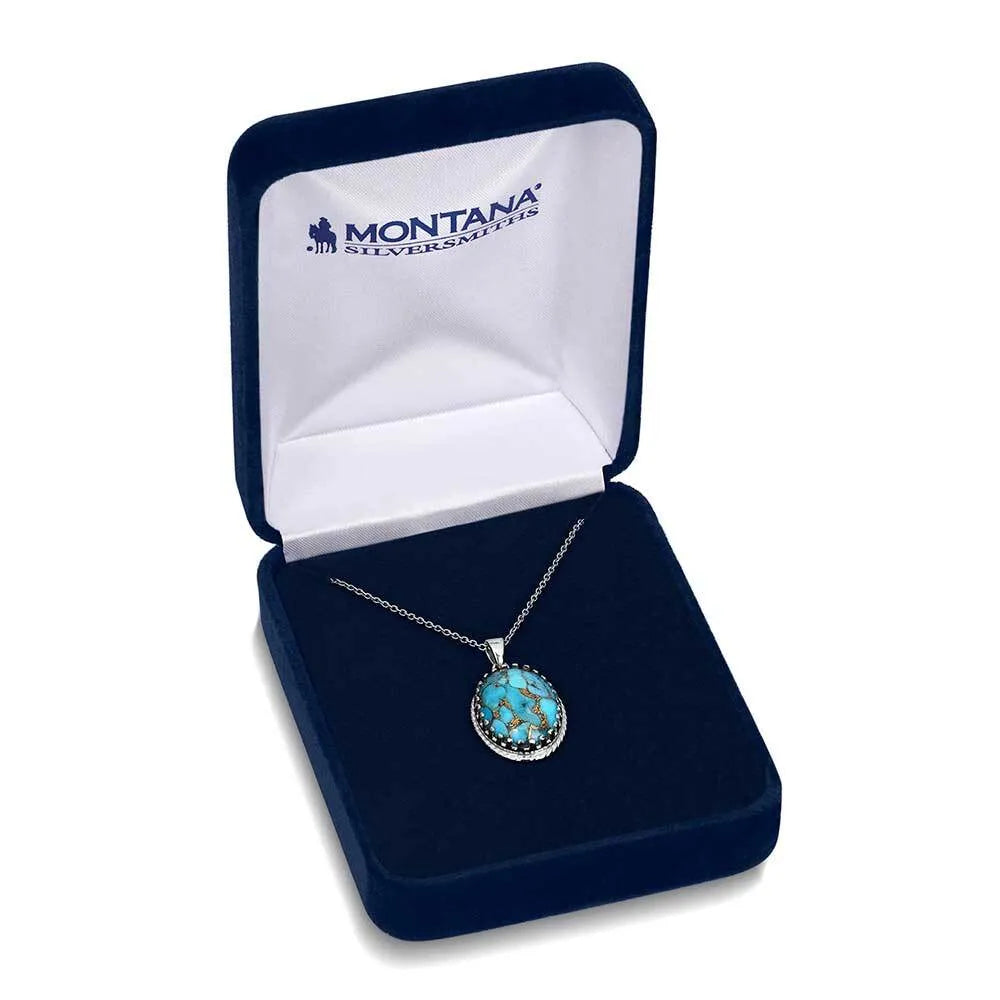 Wisdom of the West Turquoise Necklace for Women | Handmade Southwest Style Jewelry | Perfect for Boho Fashion, Gift Giving & Special Occasions