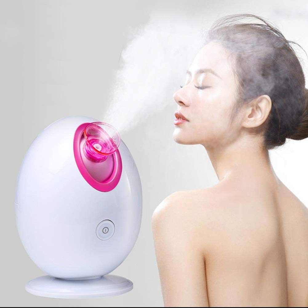 Nano Ionic Facial Steamer with Warm Mist - Professional Skin Care Device for Deep Cleansing & Moisturizing | At-Home Spa Treatment for Glowing Skin | Perfect for Daily Skincare Routine & Relaxation