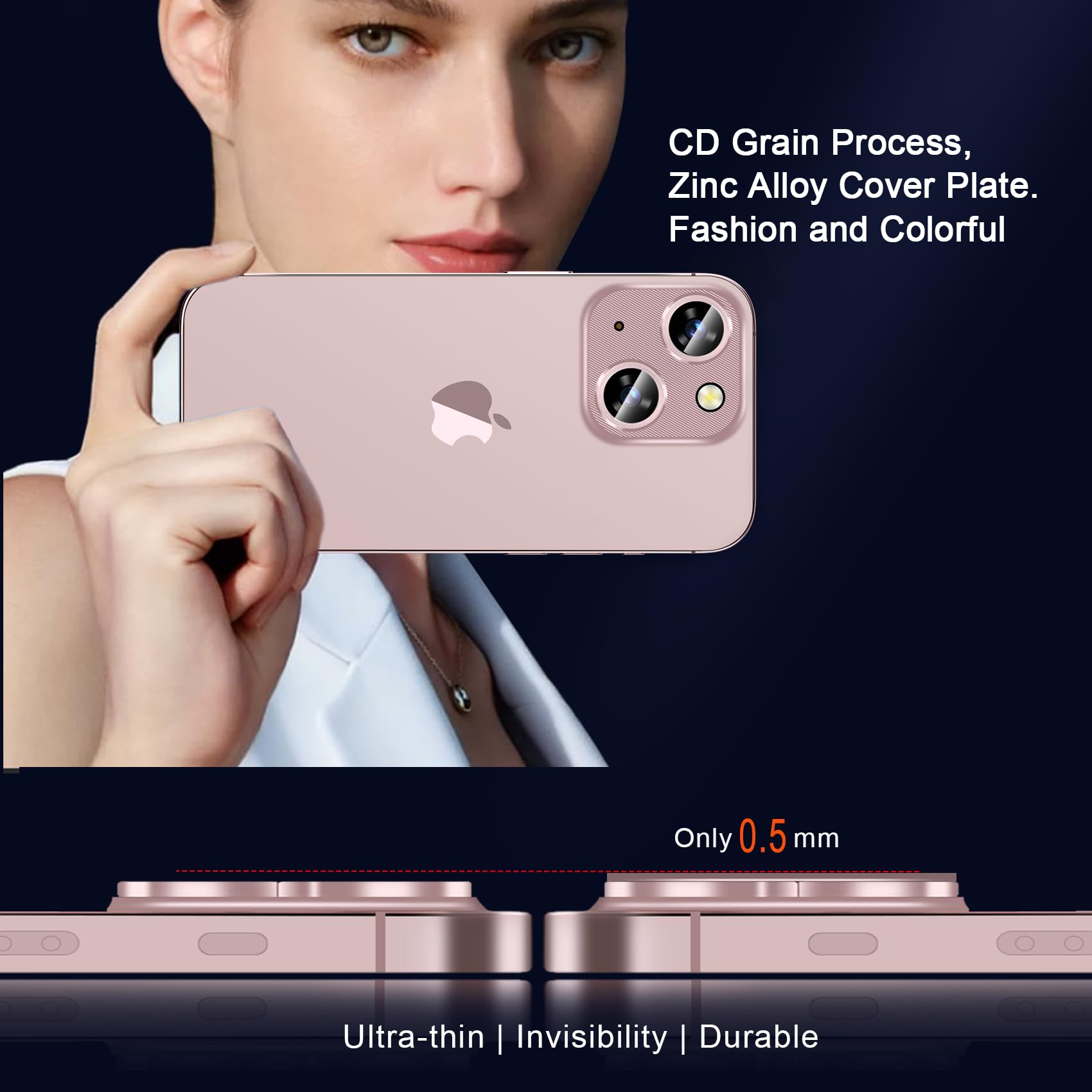 3 Pack iPhone 15/15 Plus Camera Lens Protector - 6.1