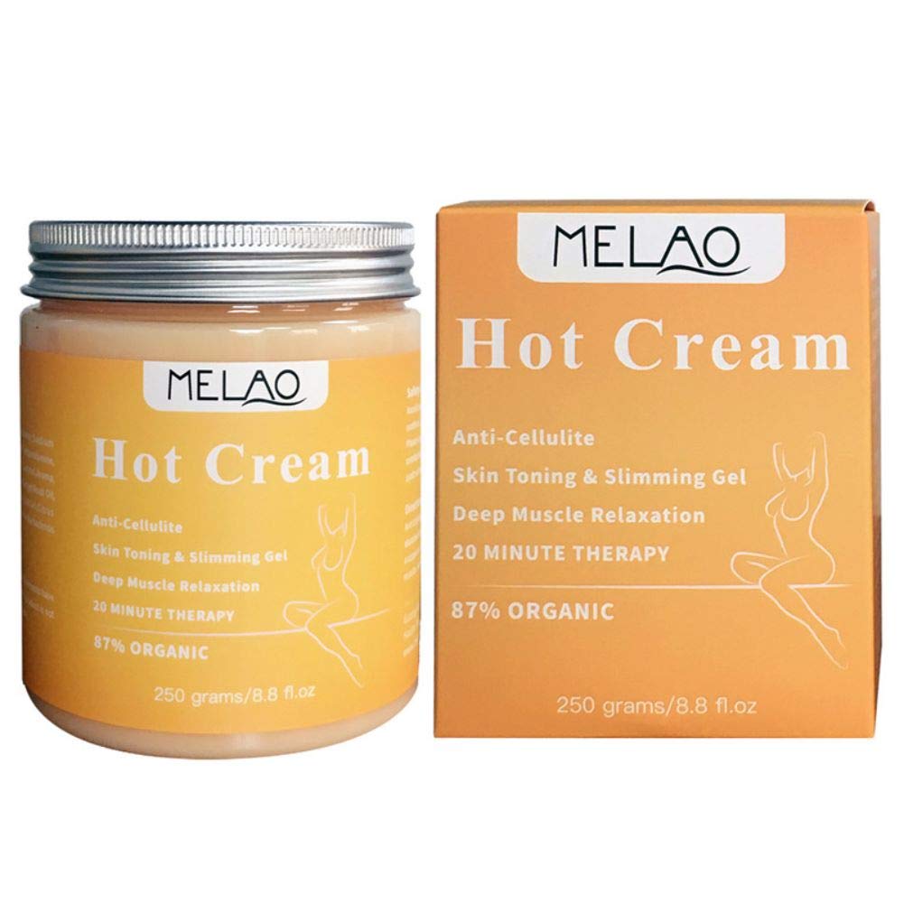 Best Anti Cellulite Cream for Weight Loss - 250g Organic Slimming & Firming Body Serum | Hot Fat Burning Cream for Arms, Legs & Belly | Natural Body Shaping Treatment for Women | Perfect for Post-Workout Recovery & Spa Days