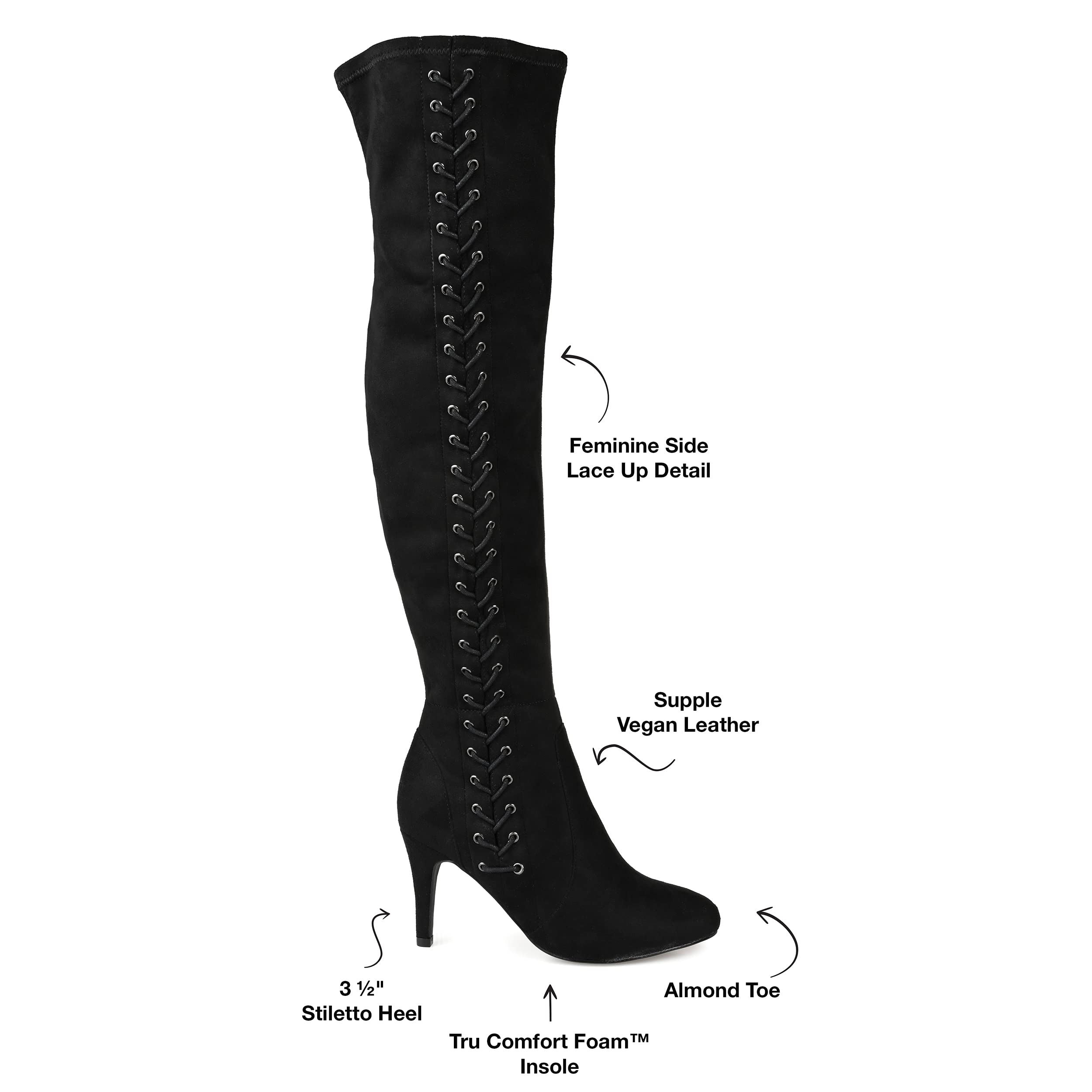 ABIE WIDE CALF BOOTS - FINAL SALE (NO EXCHANGES) - Comfortable Wide Calf Boots for Women, Perfect for Fall & Winter Fashion, Office Wear, and Casual Outfits