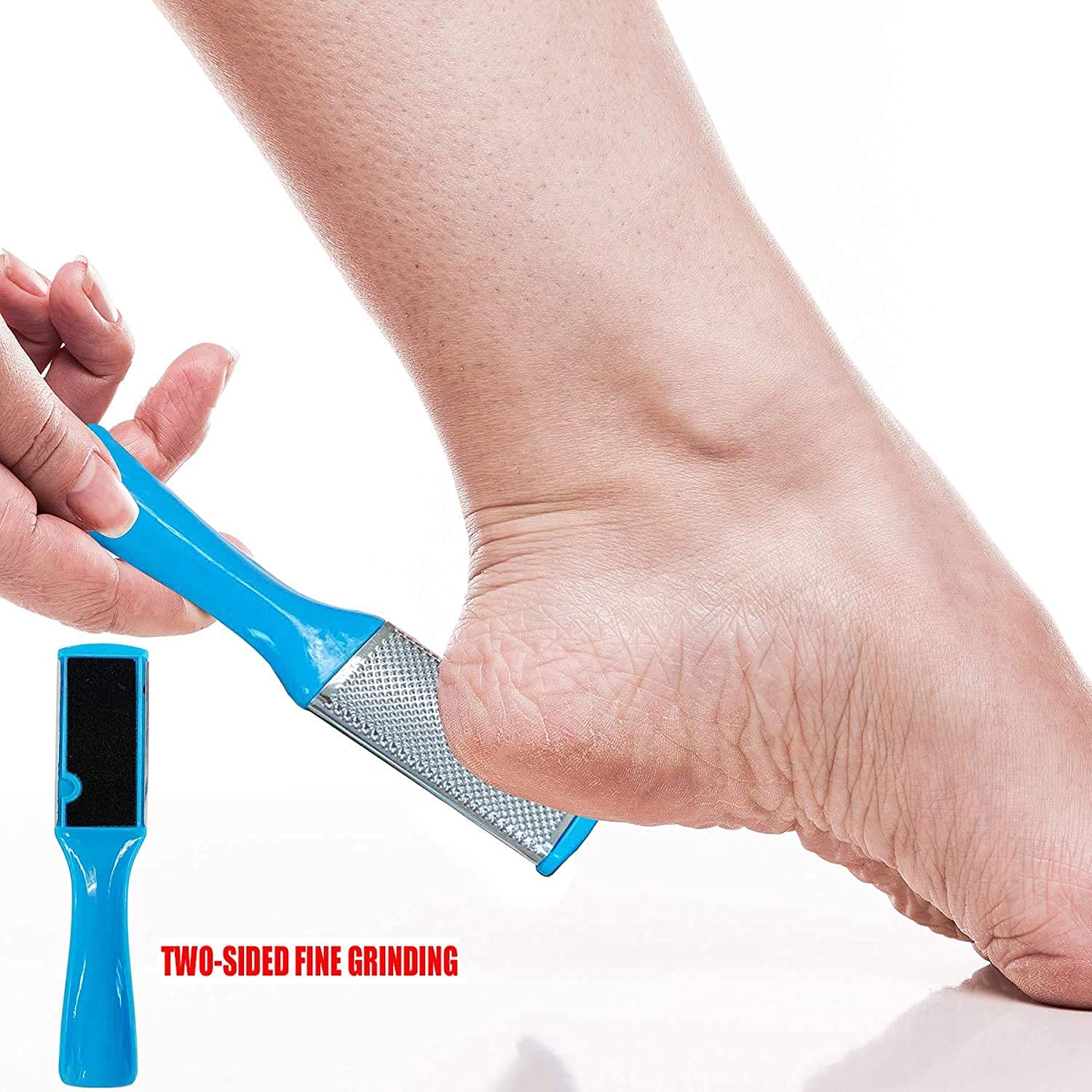 Professional 8-in-1 Pedicure Kit - Foot Scrubber, Callus Remover, Nail File & Dead Skin Exfoliator for Smooth Feet | Perfect for Home Spa, Salon Care & DIY Nail Maintenance