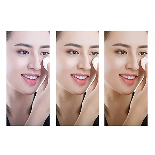 YHomU 10X Magnifying Makeup Mirror with LED Lights - Fogless, Flexible & Durable Cosmetic Mirror for Women - Suction Cup Shower Mirror - Perfect for Makeup Application, Skincare Routine & Bathroom Vanity