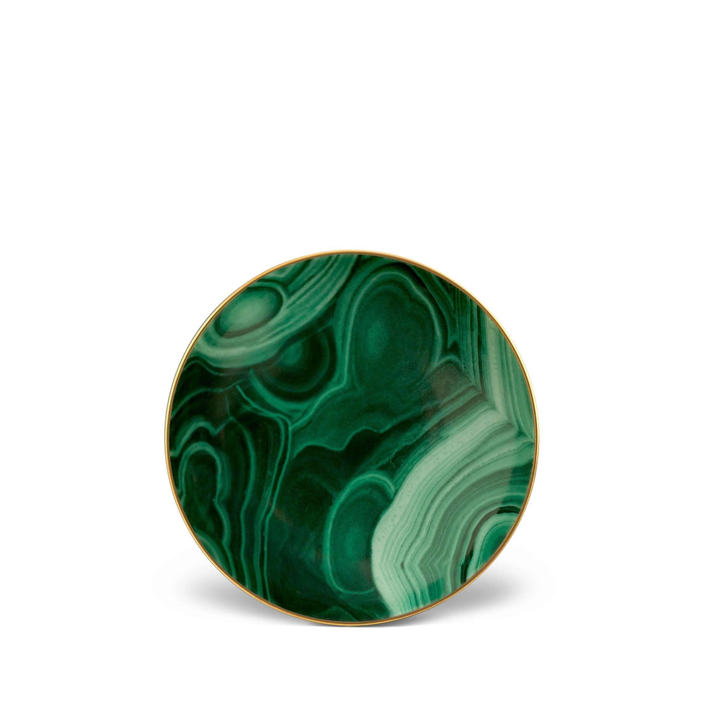 Malachite Small Dish - Handcrafted Stone Coaster for Jewelry & Decor | Perfect for Home, Office & Gift Giving