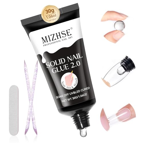 B-1pc 30g Clear Solid Nail Glue