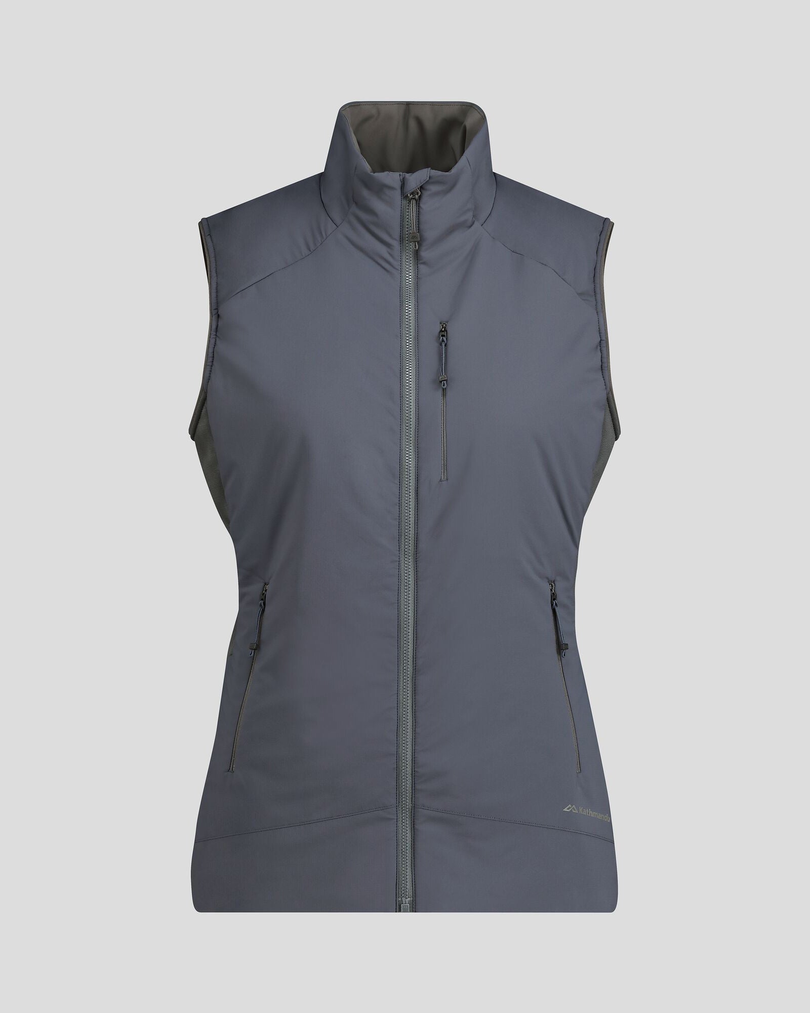 Women's Seeker PrimaLoft® Active Vest - Lightweight Insulated Winter Jacket for Outdoor Hiking & Running - Night Black