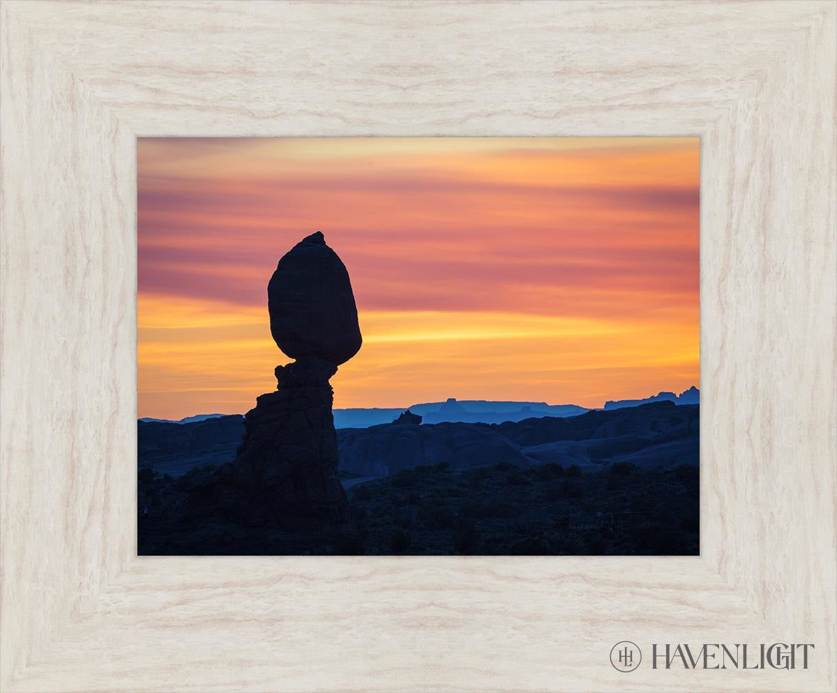 Balancing Rock at Sunset - Stunning Landscape Photo from Arches National Park Utah | Perfect for Wall Art, Home Decor & Travel Inspiration
