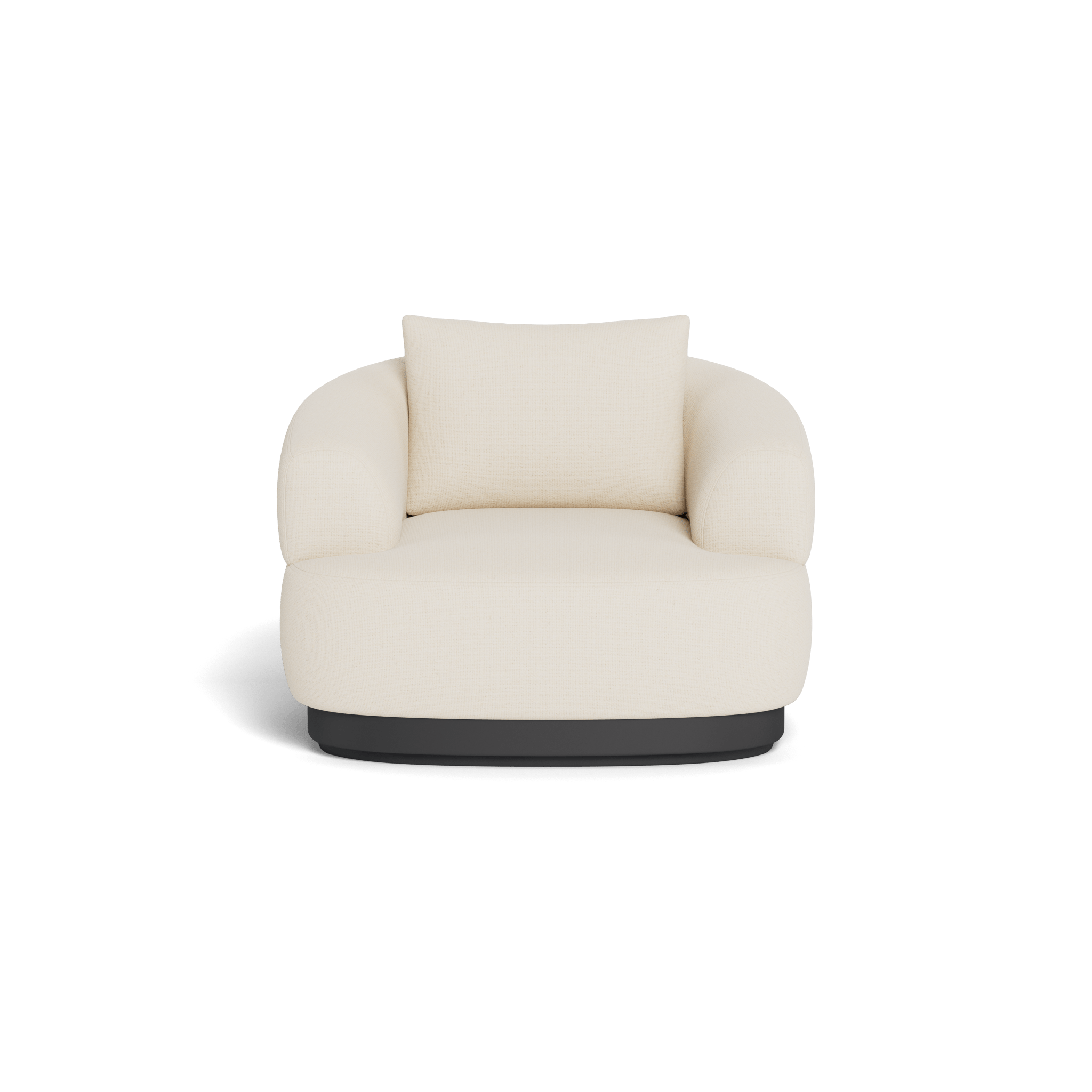 Amalfi Lounge Chair - Modern Comfortable Accent Chair for Living Room, Bedroom & Patio - Stylish Upholstered Armchair with Solid Wood Frame - Perfect for Relaxing, Reading & Lounging