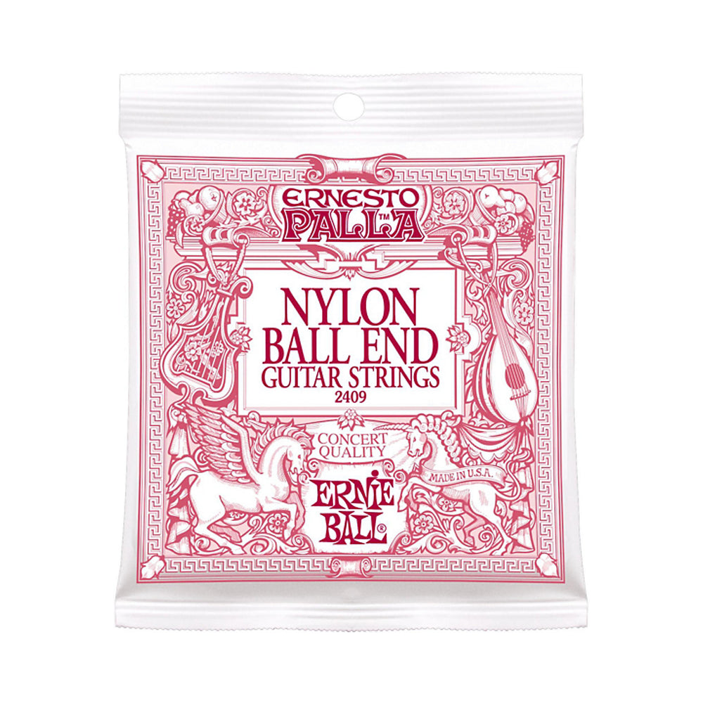 Ernie Ball Ernesto Palla Nylon Classical Guitar Strings with Ball End - Perfect for Classical, Flamenco & Fingerstyle Playing