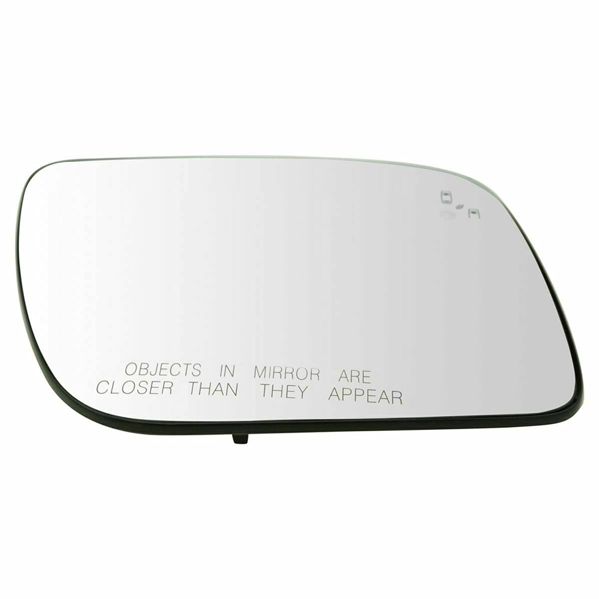 5.25 Inch Heated Blind Spot Mirror for Passenger Side RH - JJ Mirror Glass A08585 - Perfect for Sports Cars & Enhanced Safety Driving