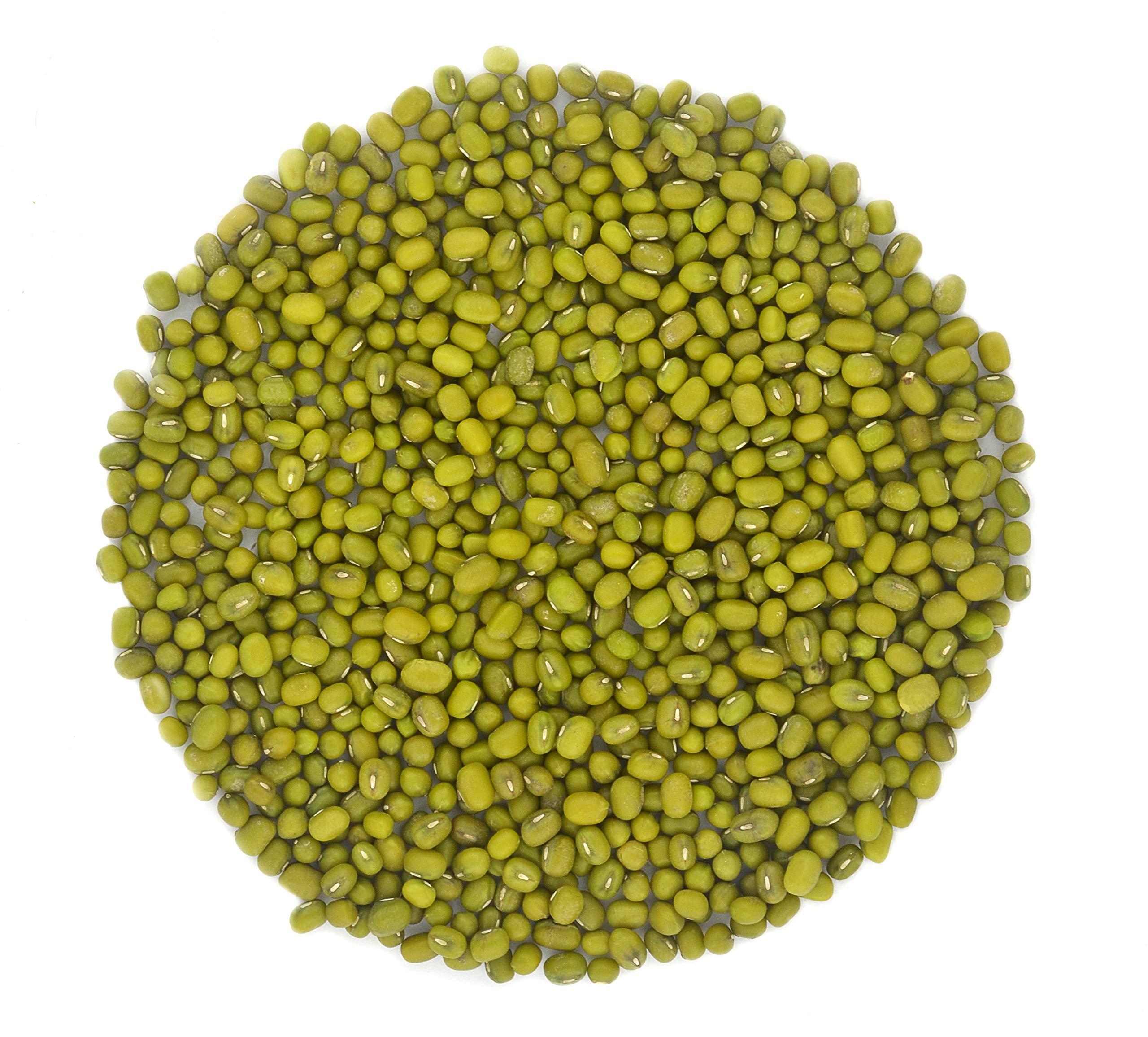 Organic Whole Dried Mung Beans (Green Gram/Maash/Moong) | Prewashed, Clean, Non-GMO | Ready to Cook | Perfect for Sprouting, Indian Dals, Asian Desserts & Healthy Vegan Recipes