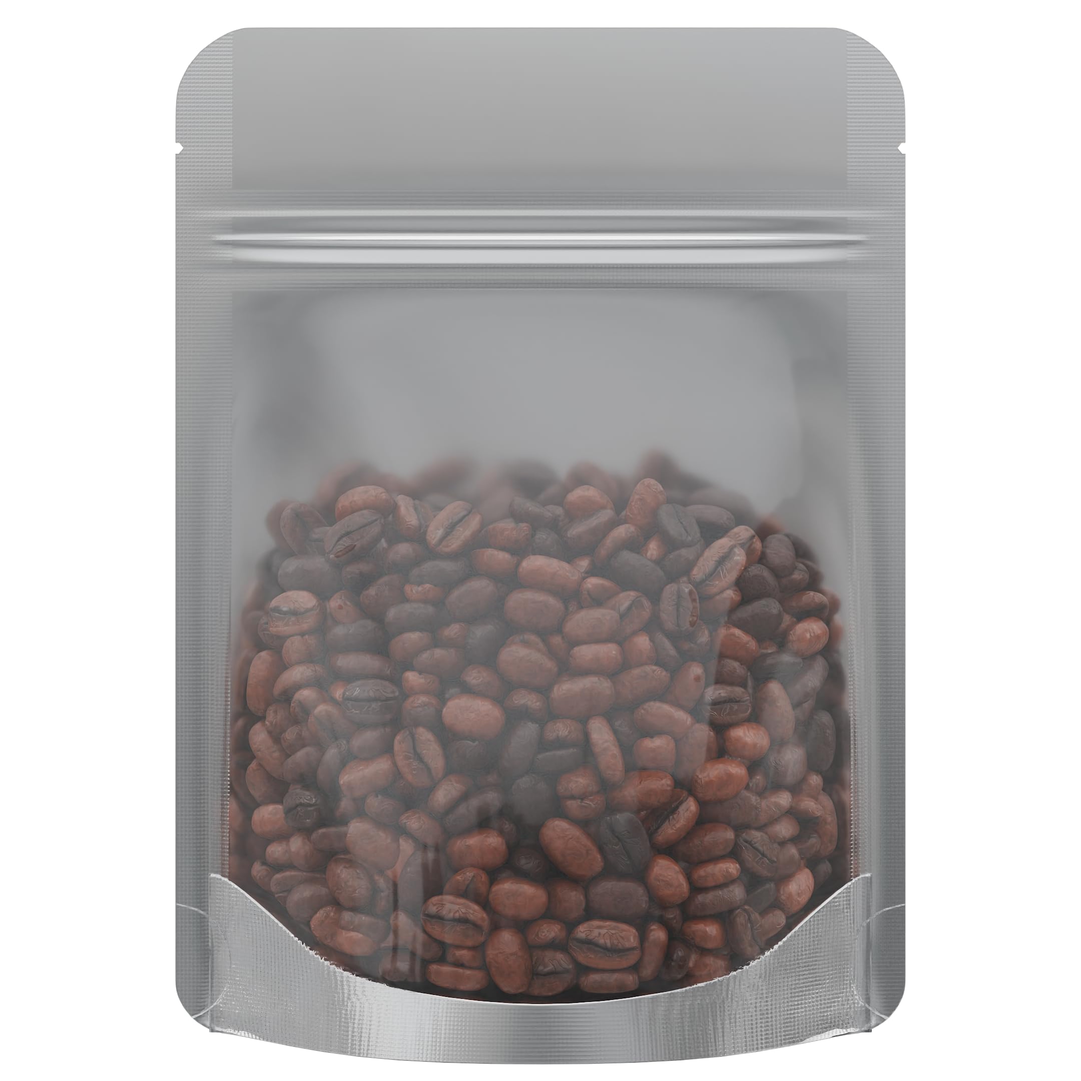 Premium Mylar Barrier Bags with Zipper & Heat Seal - 1000 Pack (Kraft/Clear, 1/8oz - 3.62