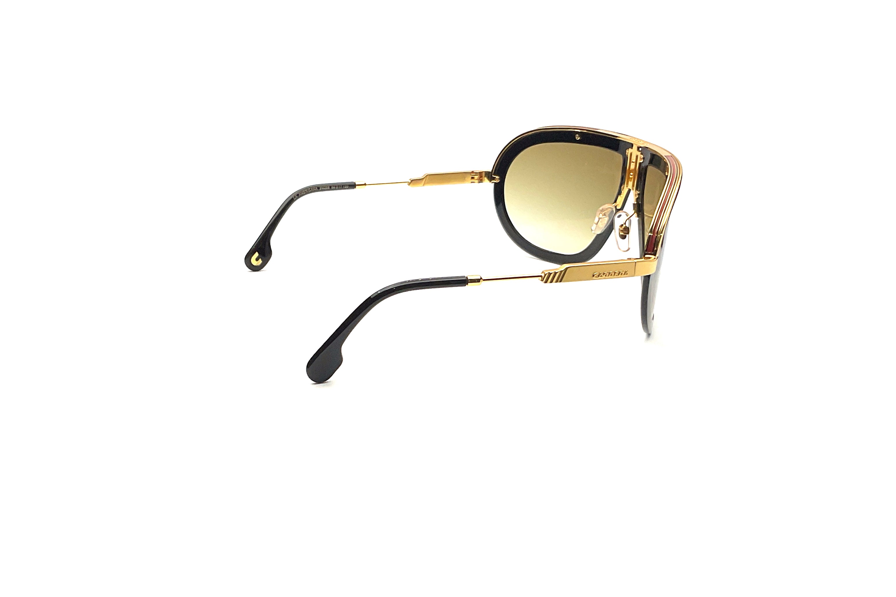 Carrera CA Americana Sunglasses - Black & Gold Aviator Style for Men & Women - Perfect for Driving, Travel, and Outdoor Activities