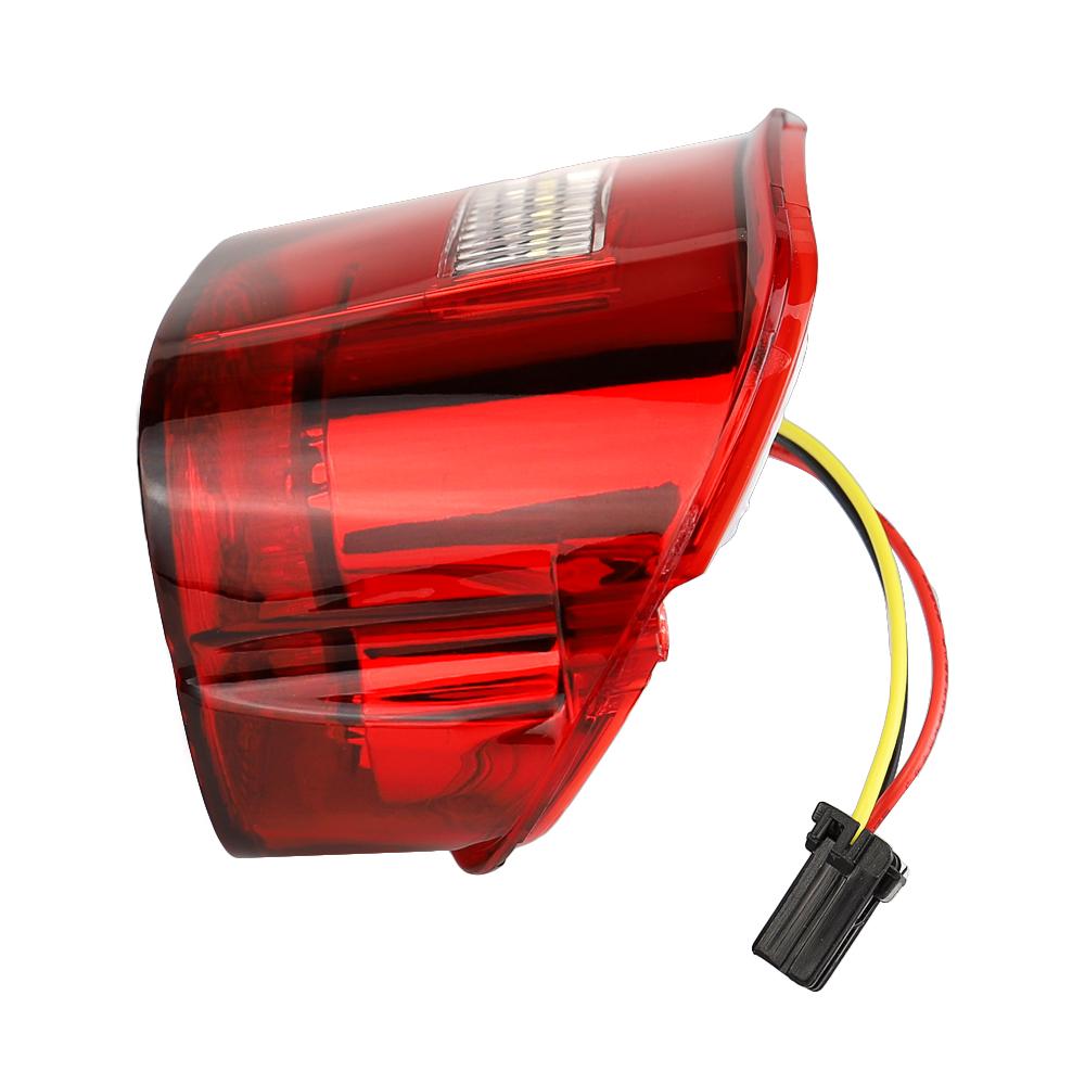 Harley Davidson LED Tail Brake Light Kit - Eagle Lights Flashing Strobe Squareback with License Plate Window | Waterproof Motorcycle Accessories for Night Riding & Safety