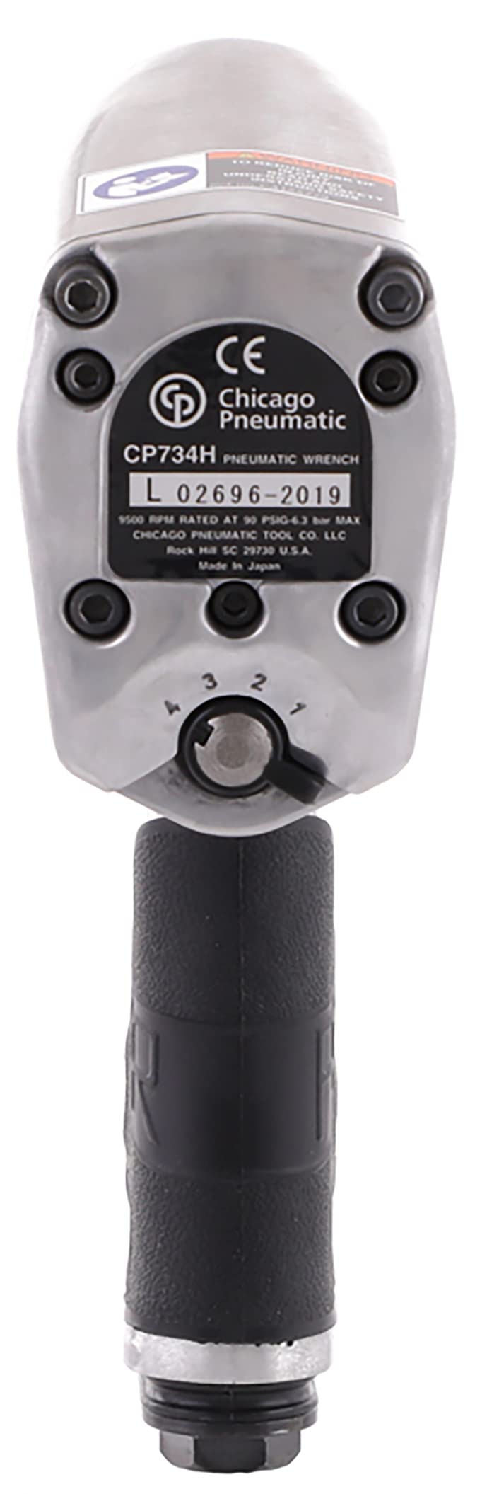 Chicago Pneumatic CP734H 1/2 Inch Heavy Duty Air Impact Wrench & CP872 Air Die Grinder Kit - Industrial Power Tools for Automotive Repair, Welding, Woodworking and Car Detailing - Professional Garage & Workshop Equipment