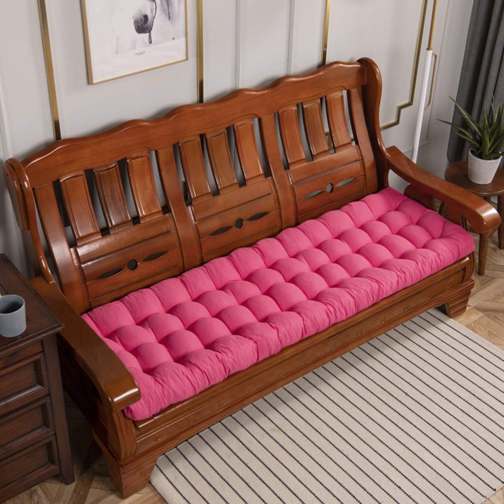 **Thick Non-Slip Indoor Outdoor Bench Cushion - Universal Sofa Cushion for Dining Chair, Rocking Chair, Garden (17