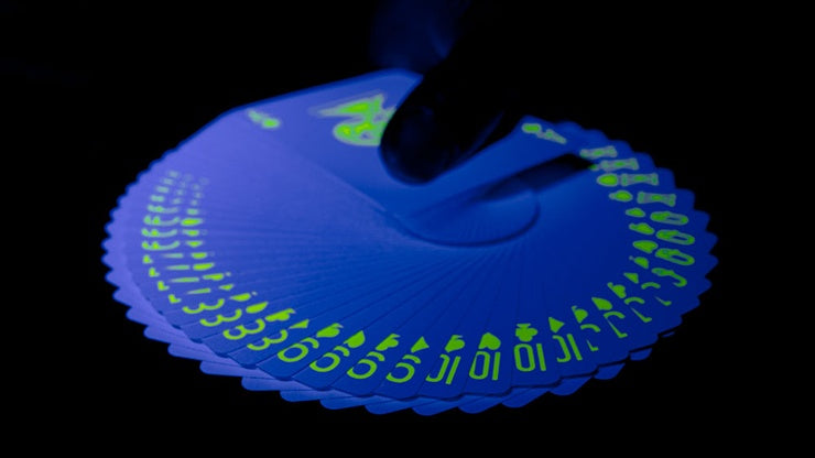 Glow in The Dark Playing Cards - Neon Edition for Poker, Magic Tricks & Nighttime Games | High-Visibility Deck for Ultimate Fun