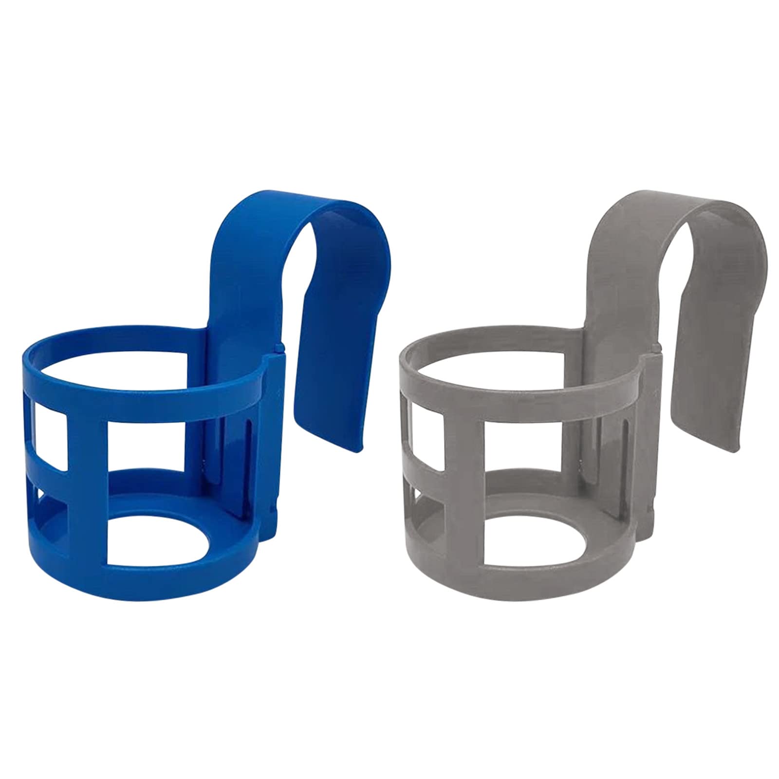 2-Pack No Spill Cup Holder for Above Ground Pool - Round Top Drink & Phone Holder, Pool Bar Accessories for Drinks, Phones & Snacks - Perfect for Pool Parties, Lounging & Summer Relaxation