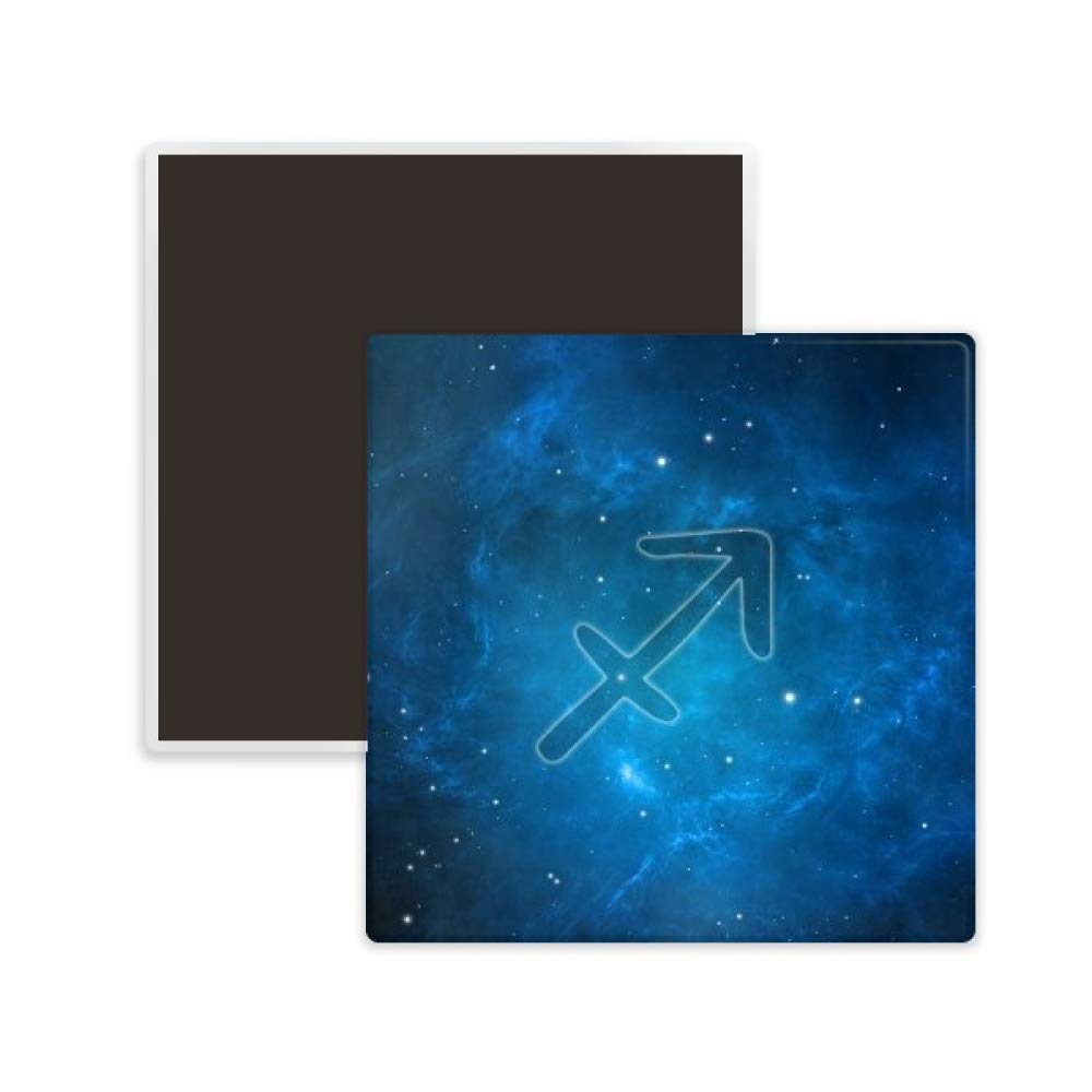 Starry Night Sagittarius Zodiac Constellation Ceramic Fridge Magnet - Sagittarius Gift, Zodiac Keepsake, Unique Home Decor for Kitchen, Office & Dorm Room