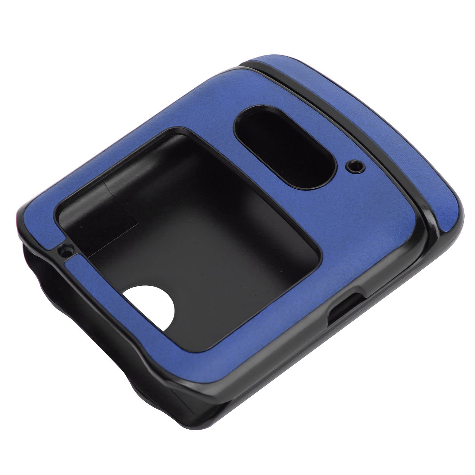 Shockproof Leather Phone Case with Clip for Motorola RAZR 5G Flip Phone - Blue Protective Cover for Motorola Razr 5G | Perfect for Everyday Use, Business & Travel Protection