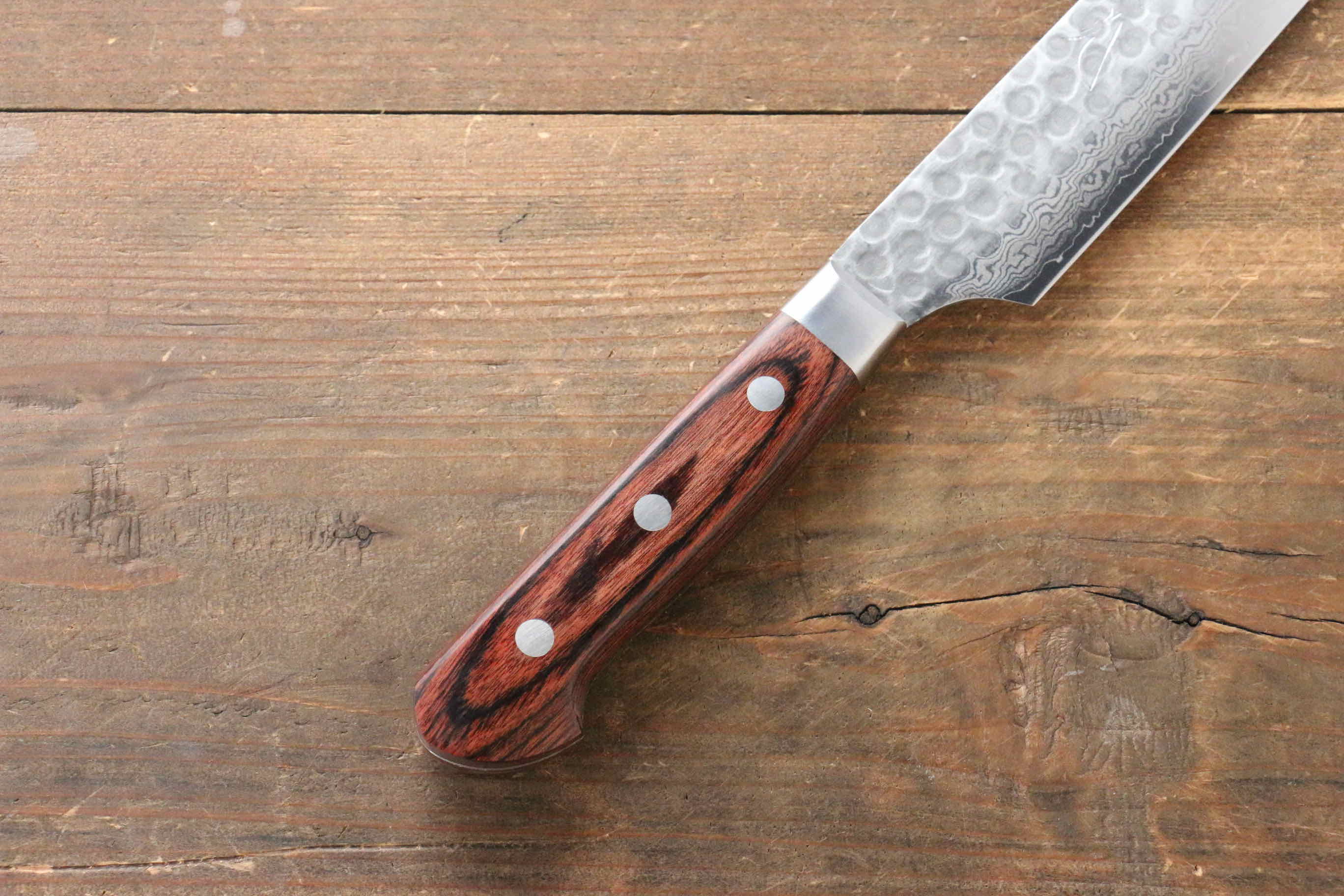 Premium Jikko VG10 17-Layer Kiritsuke Yanagiba Japanese Chef Knife 300mm - Mahogany Wood Handle - Perfect for Sushi, Sashimi & Precision Cutting