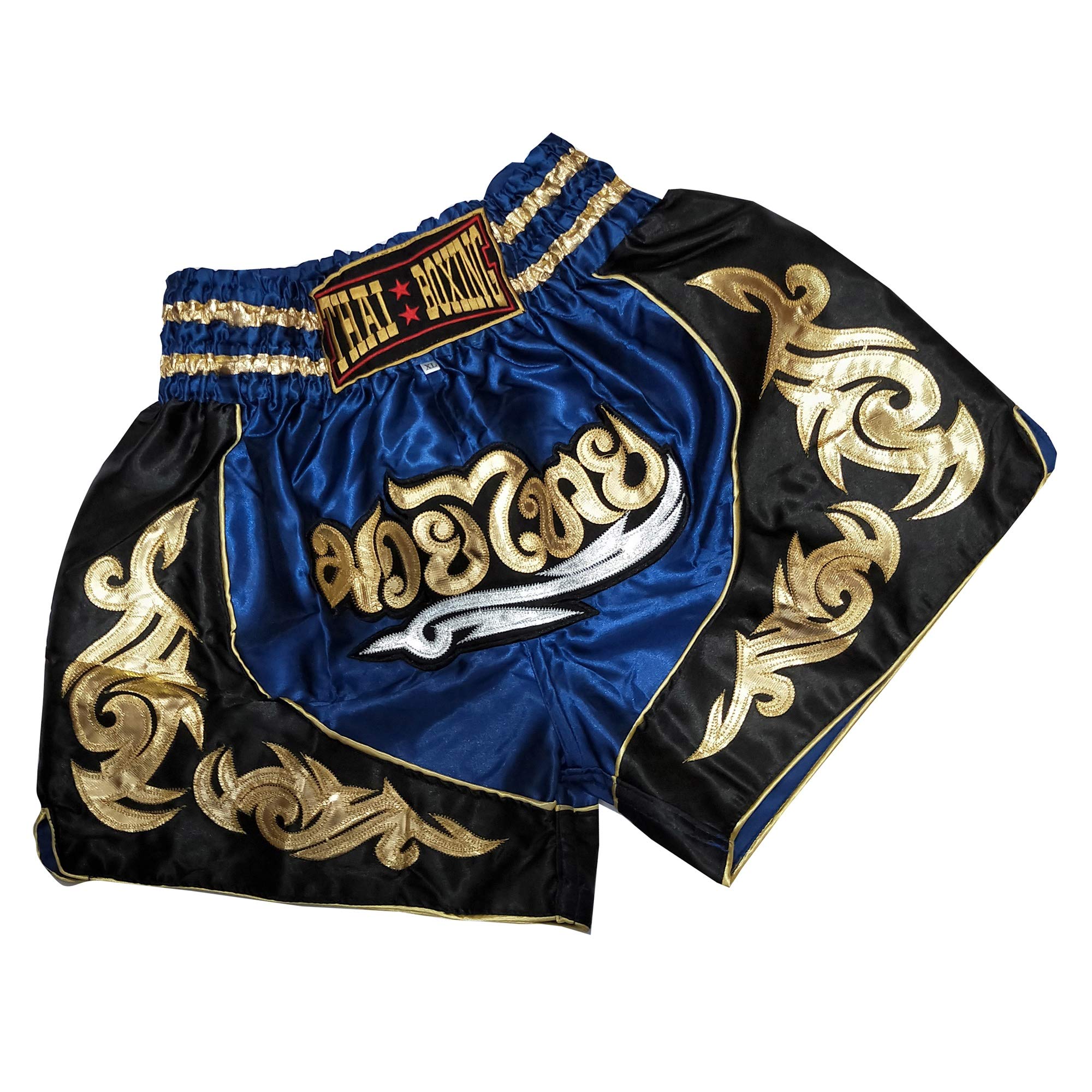Muay Thai Shorts for Men & Women - Kickboxing, MMA, Cage Fighting & Training - Breathable Boxing Wear for Gym, Workout & Martial Arts | Ideal for Muay Thai, Kickboxing & Fitness Training